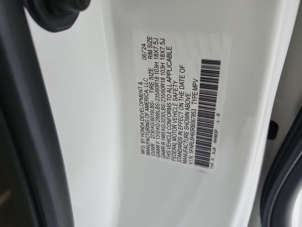 2024 Honda Odyssey EX-L - Photo 22