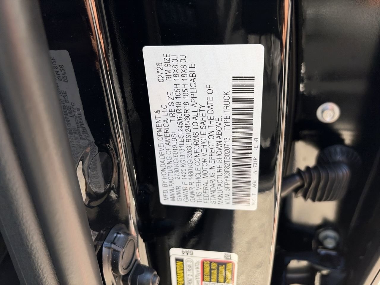 2026 Honda Ridgeline Black Edition - Photo 31
