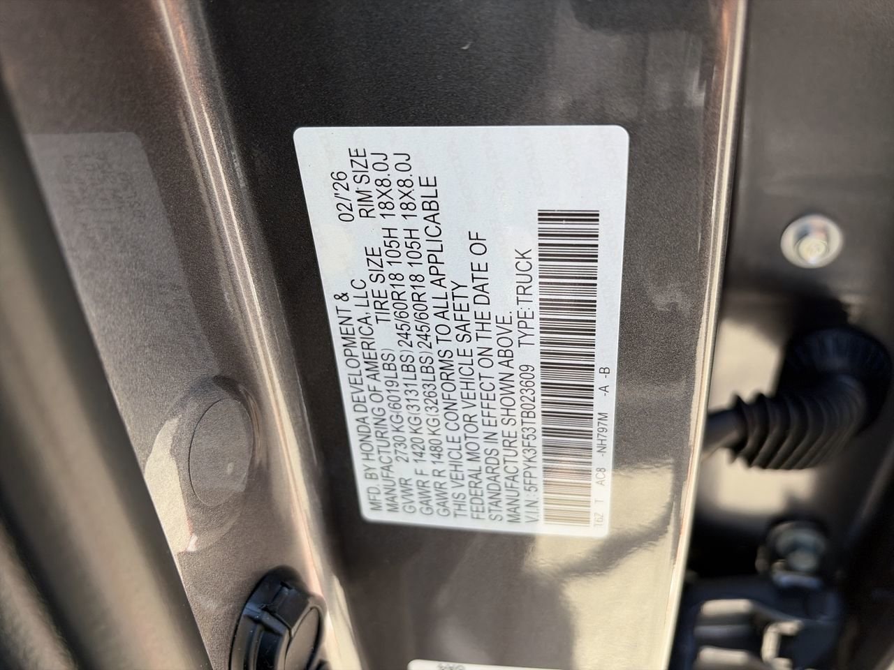 2026 Honda Ridgeline RTL - Photo 24