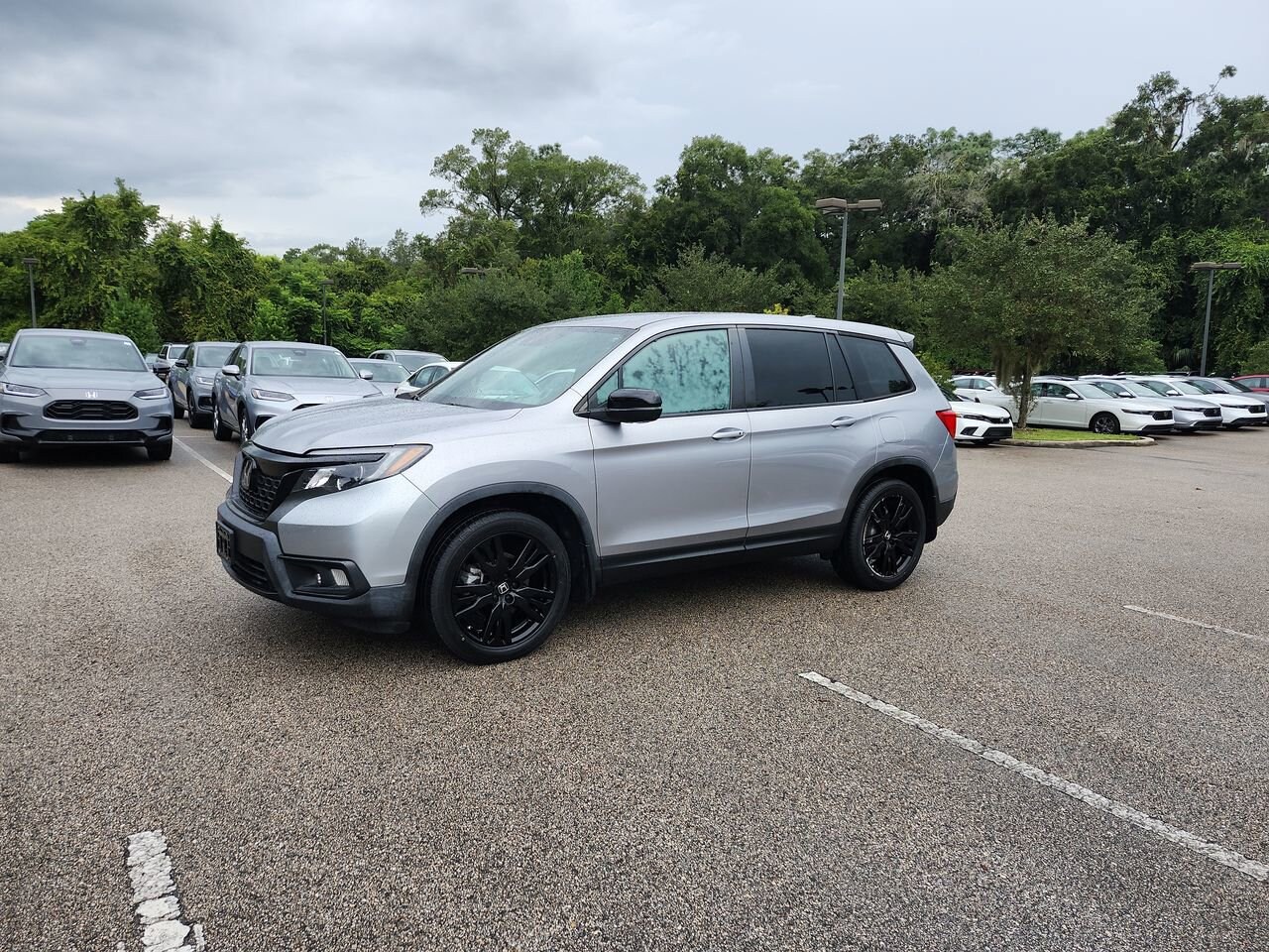 Certified 2021 Honda Passport Sport with VIN 5FNYF7H24MB010652 for sale in Orange City, FL