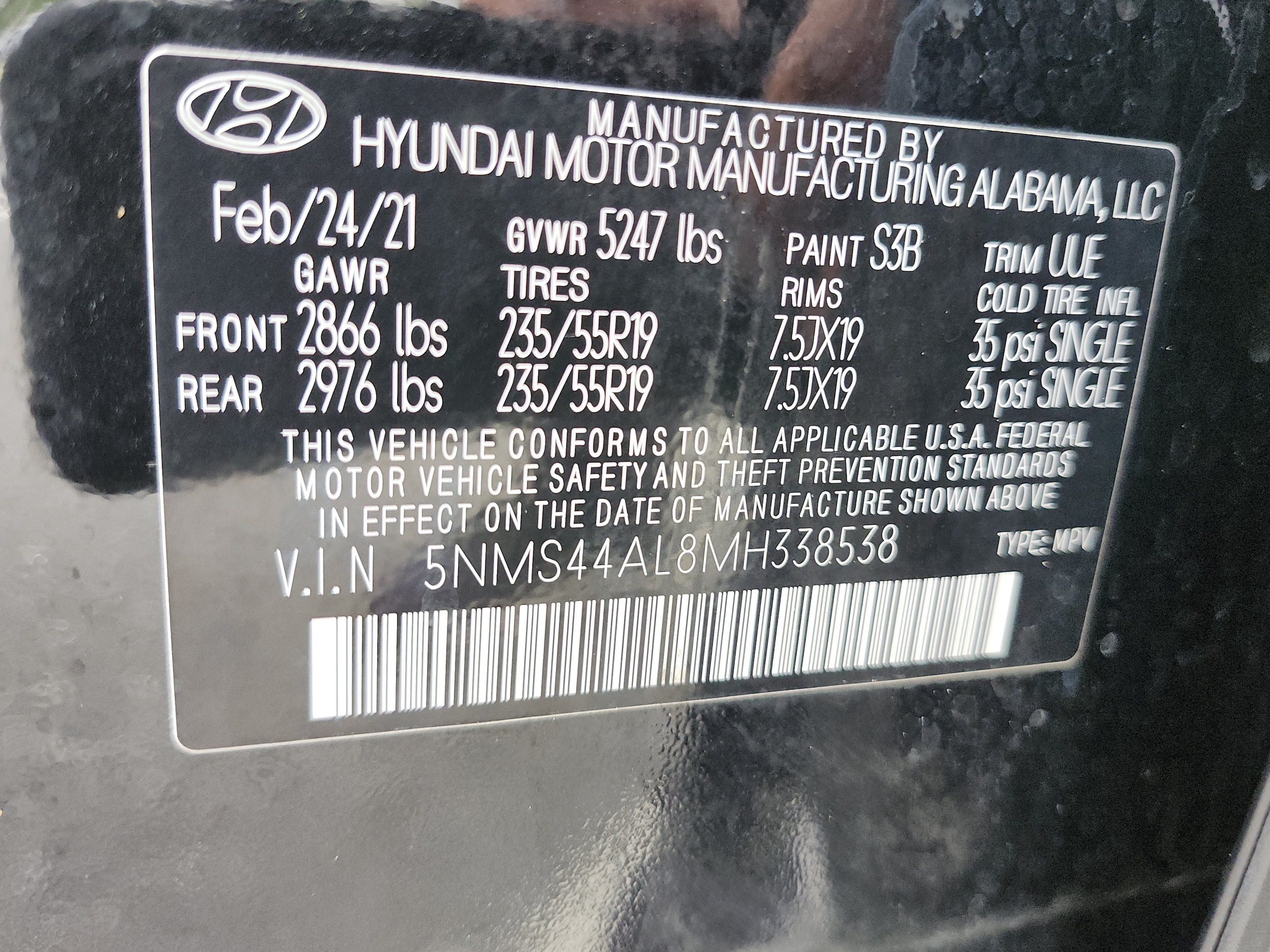 2021 Hyundai Santa Fe Limited - Photo 40