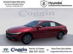 2025 Hyundai Elantra Hybrid Blue Sedan