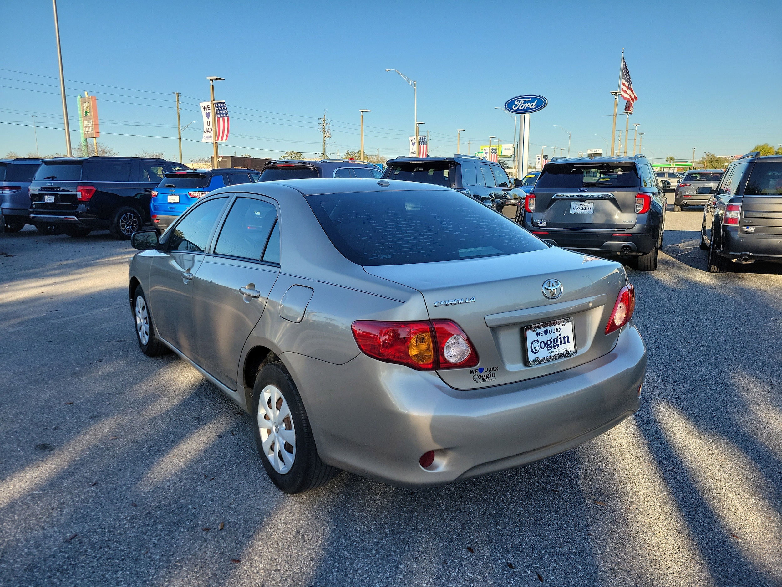 Used 2009 Toyota Corolla Base with VIN 1NXBU40E19Z077462 for sale in Jacksonville, FL
