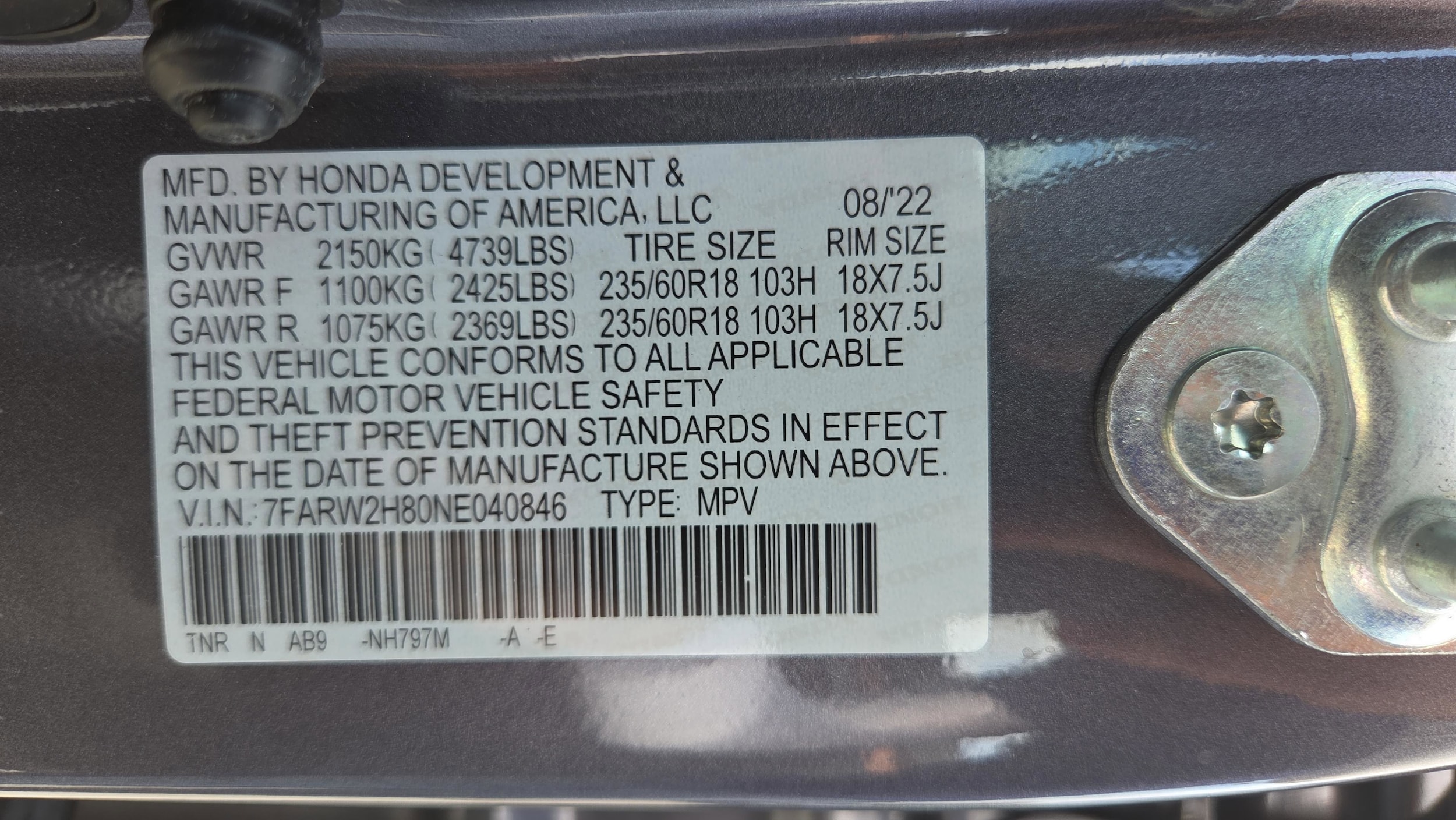 2022 Honda CR-V EX-L - Photo 22