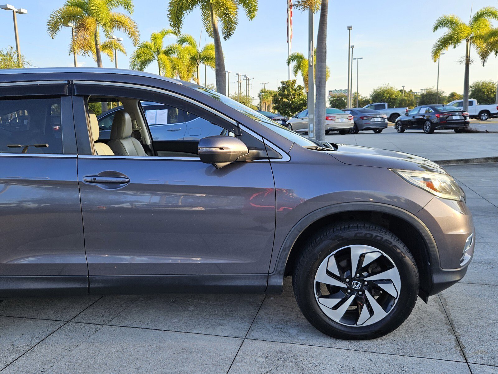 Used 2015 Honda CR-V Touring with VIN 5J6RM4H99FL026409 for sale in Fort Pierce, FL