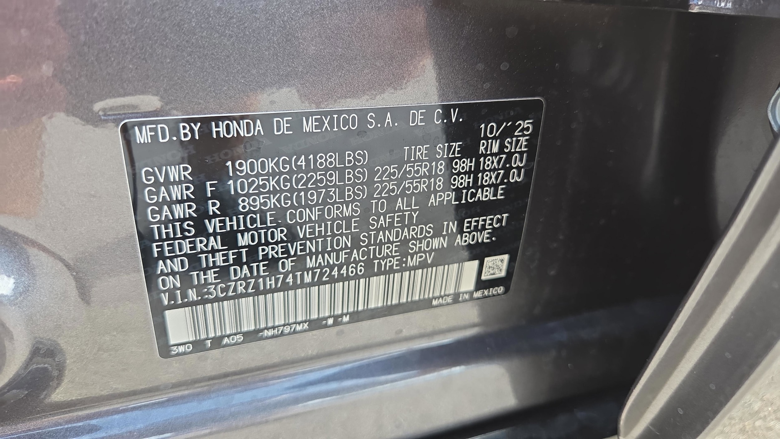 2026 Honda HR-V EX-L - Photo 22