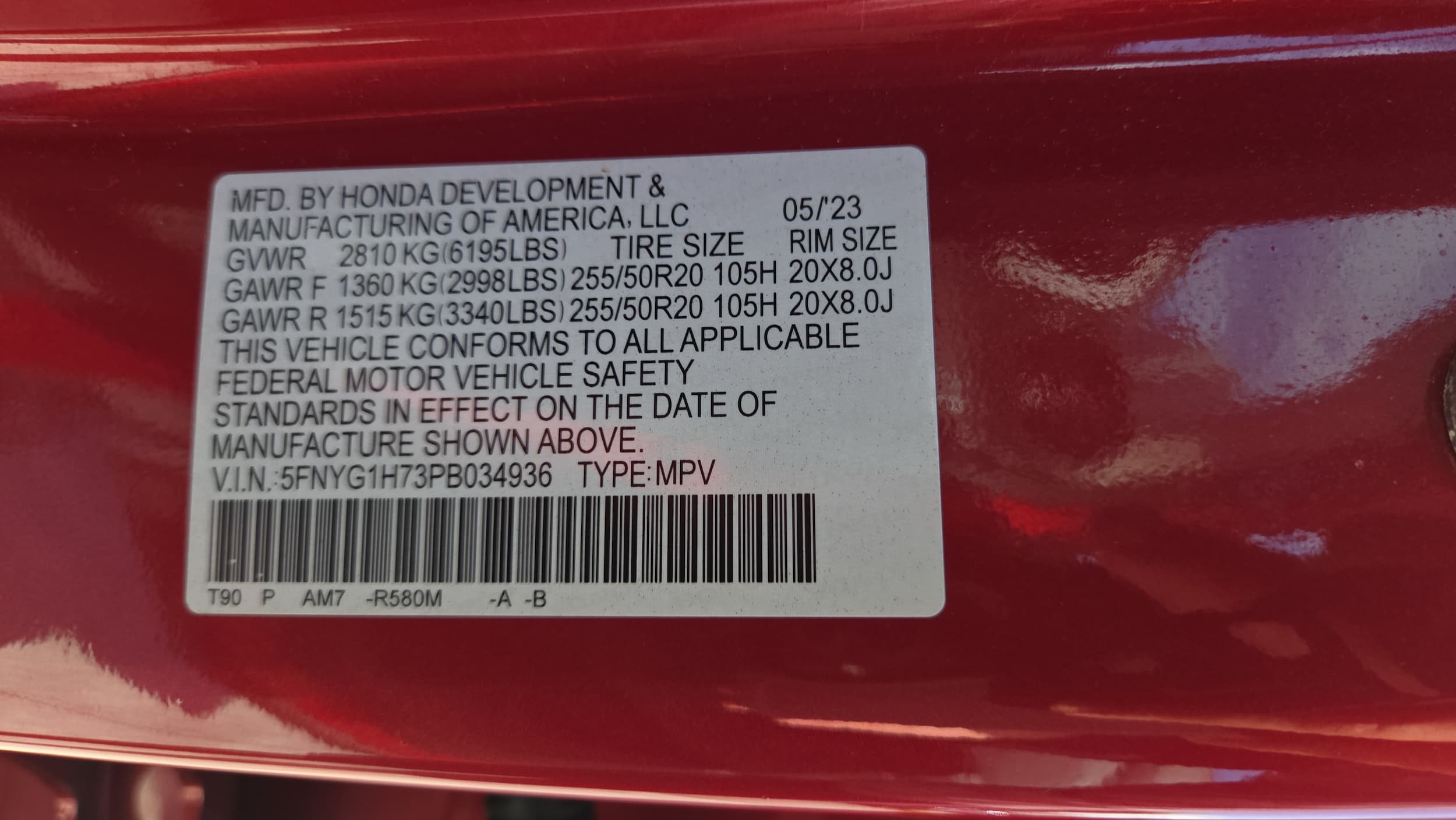 2023 Honda Pilot Touring - Photo 22