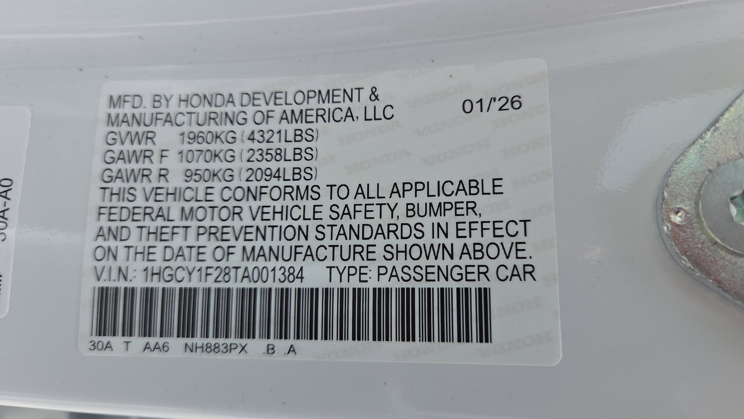 2026 Honda Accord LX - Photo 20