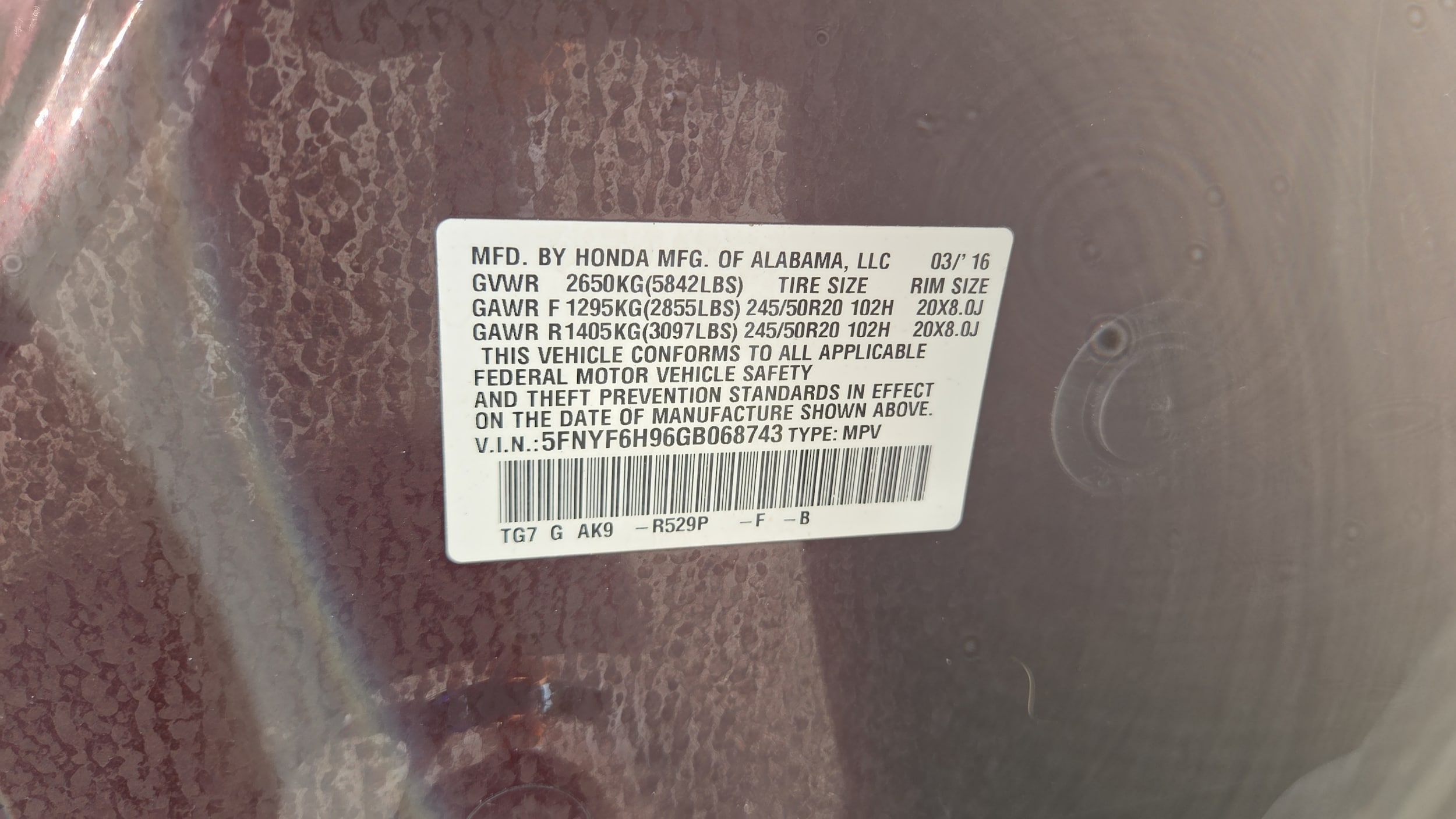 2016 Honda Pilot Touring - Photo 22