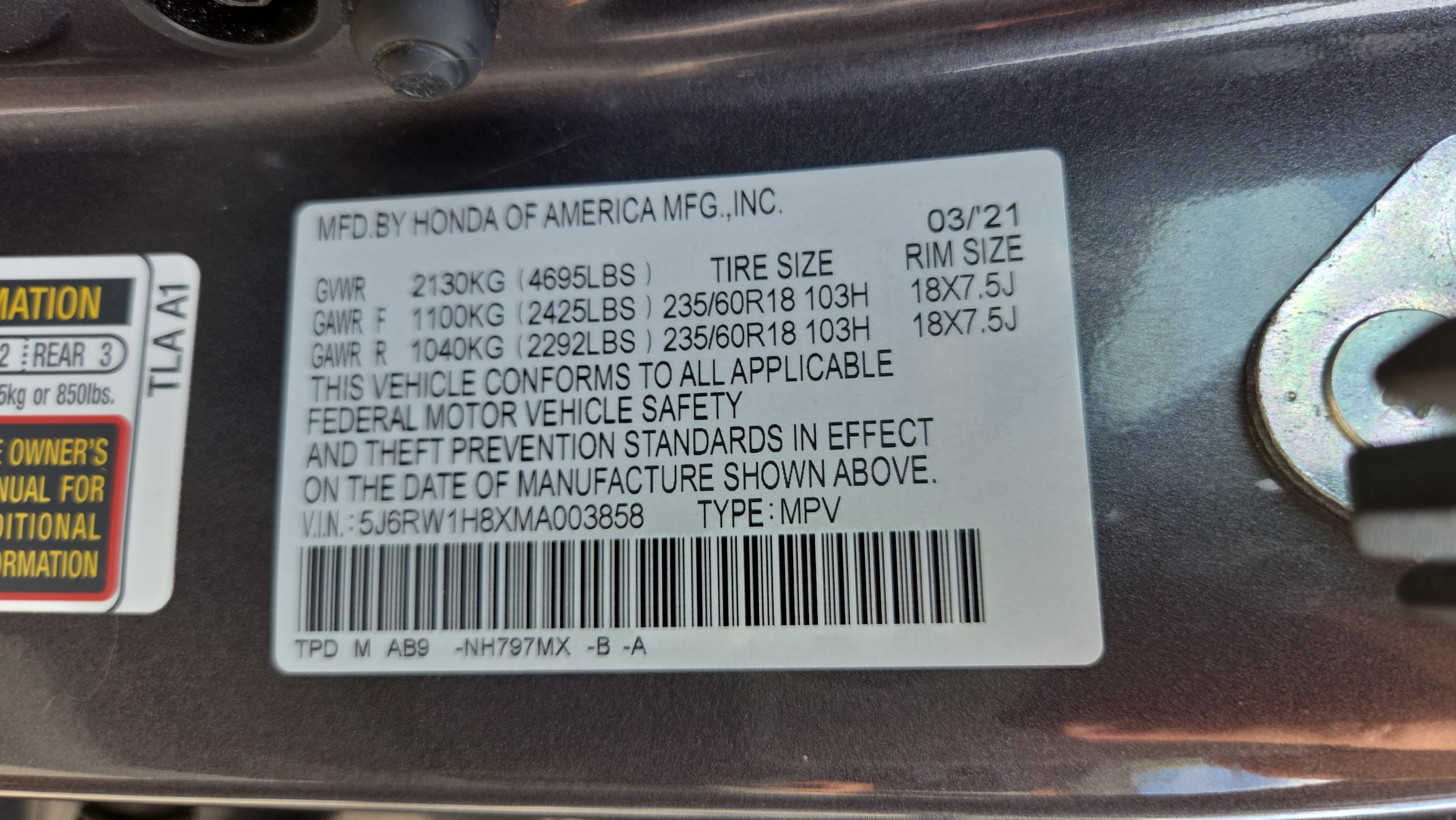 2021 Honda CR-V EX-L - Photo 22
