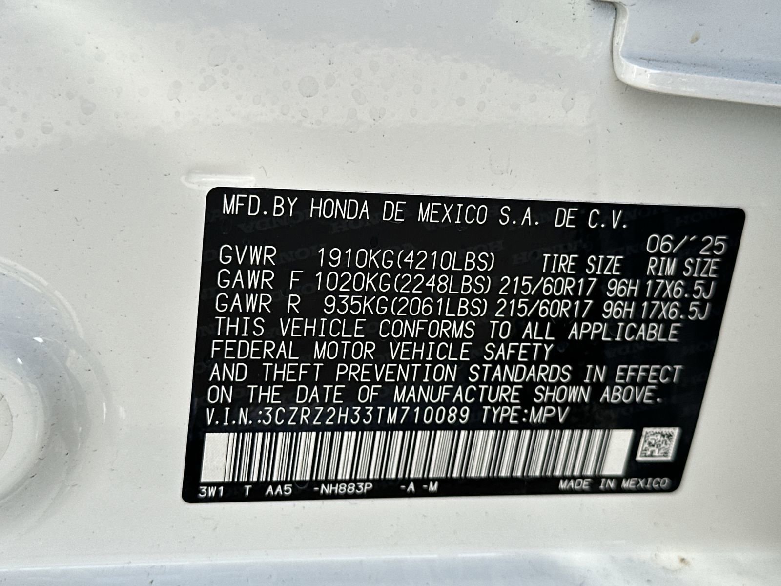 2026 Honda HR-V LX - Photo 13