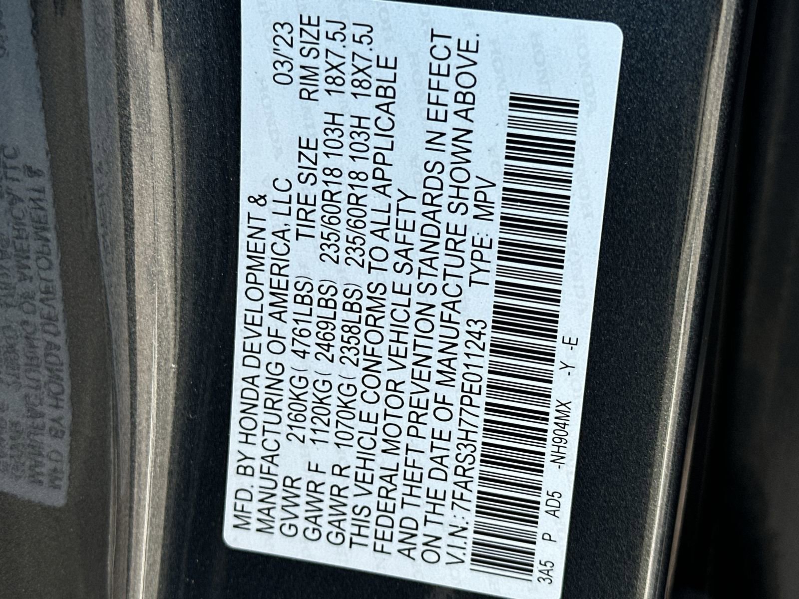 2023 Honda CR-V EX-L - Photo 22