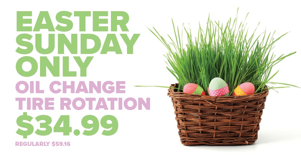 Easter Sunday Oil Change