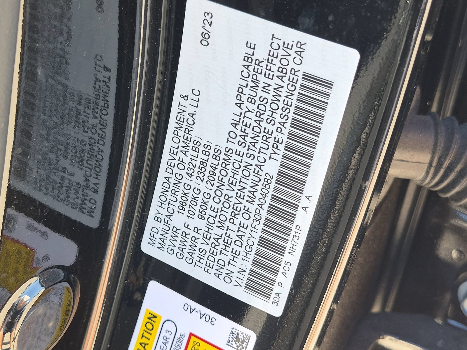 2023 Honda Accord EX - Photo 20