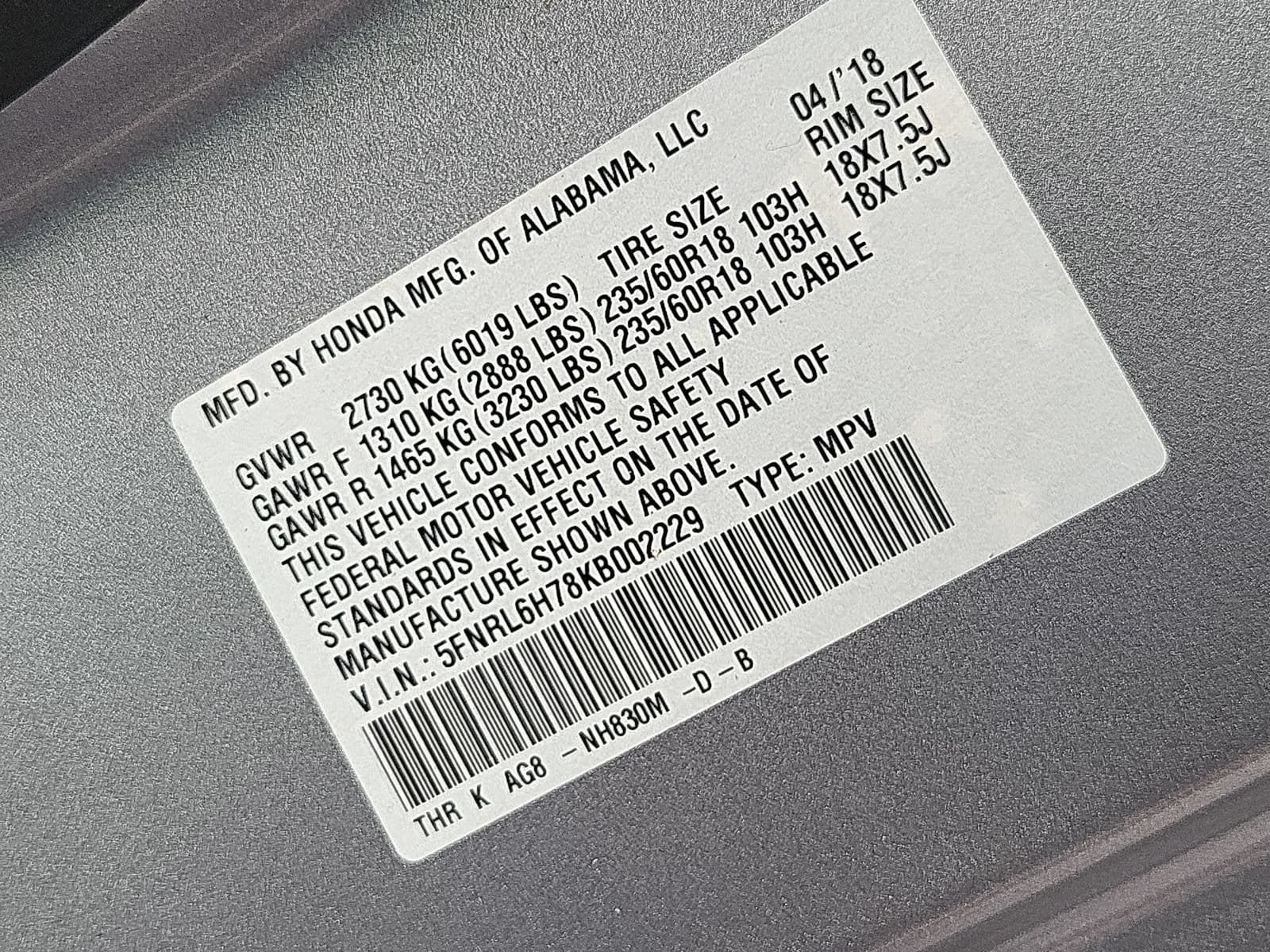 2019 Honda Odyssey EX-L - Photo 23