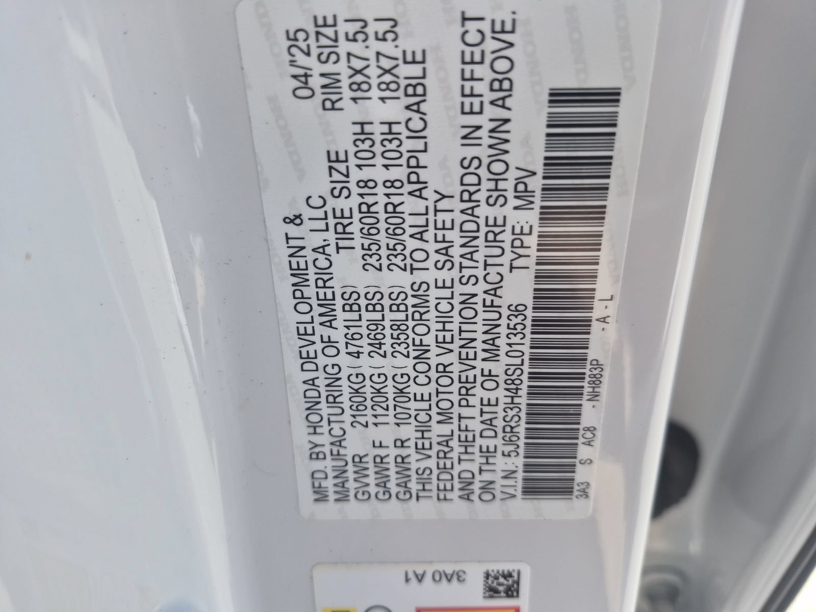 2025 Honda CR-V EX - Photo 24