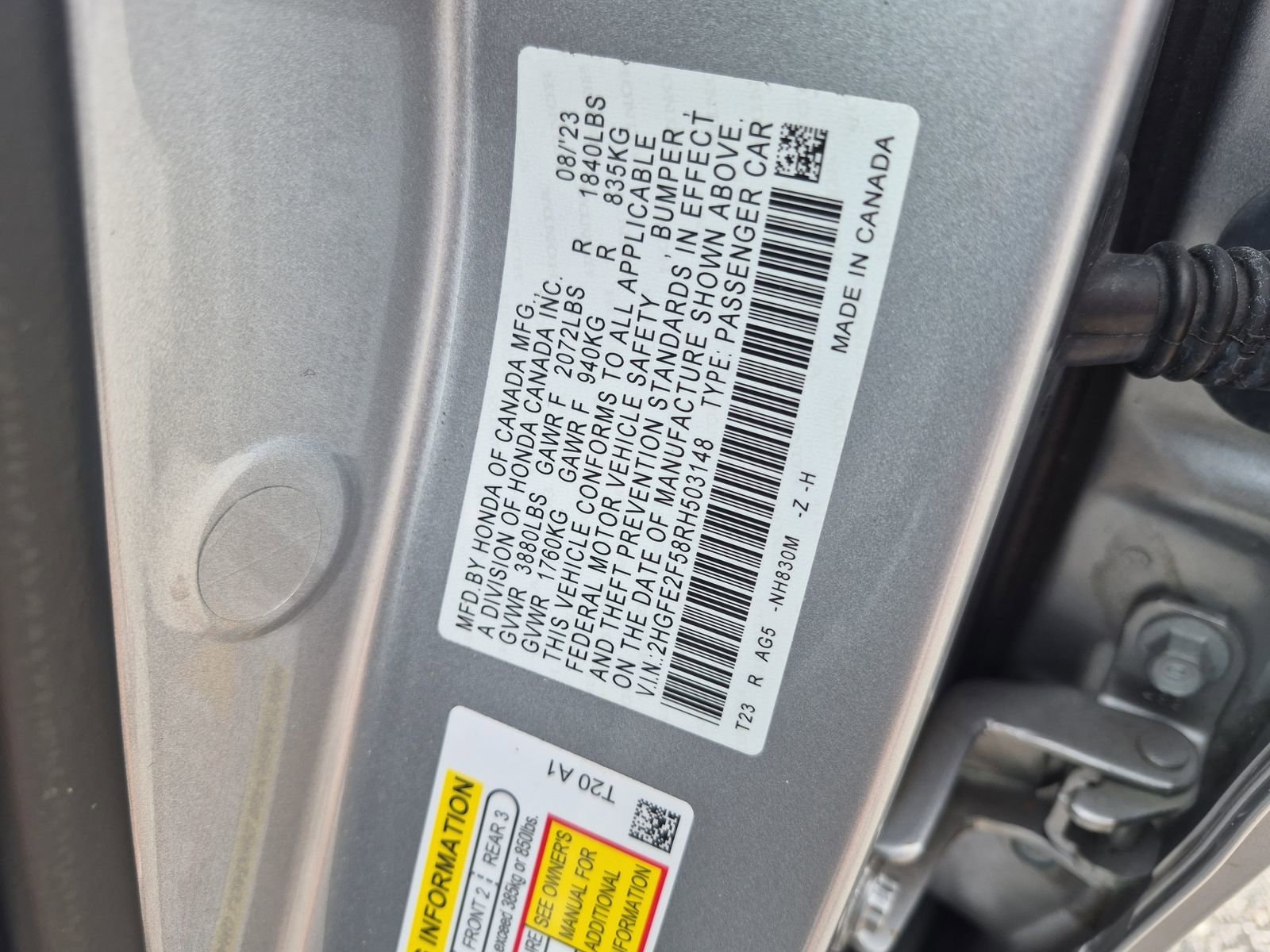 2024 Honda Civic Sport - Photo 26