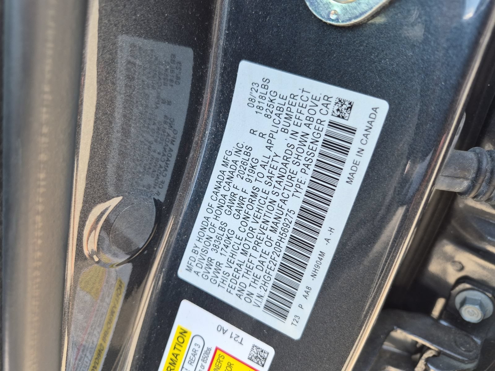 2023 Honda Civic LX - Photo 26