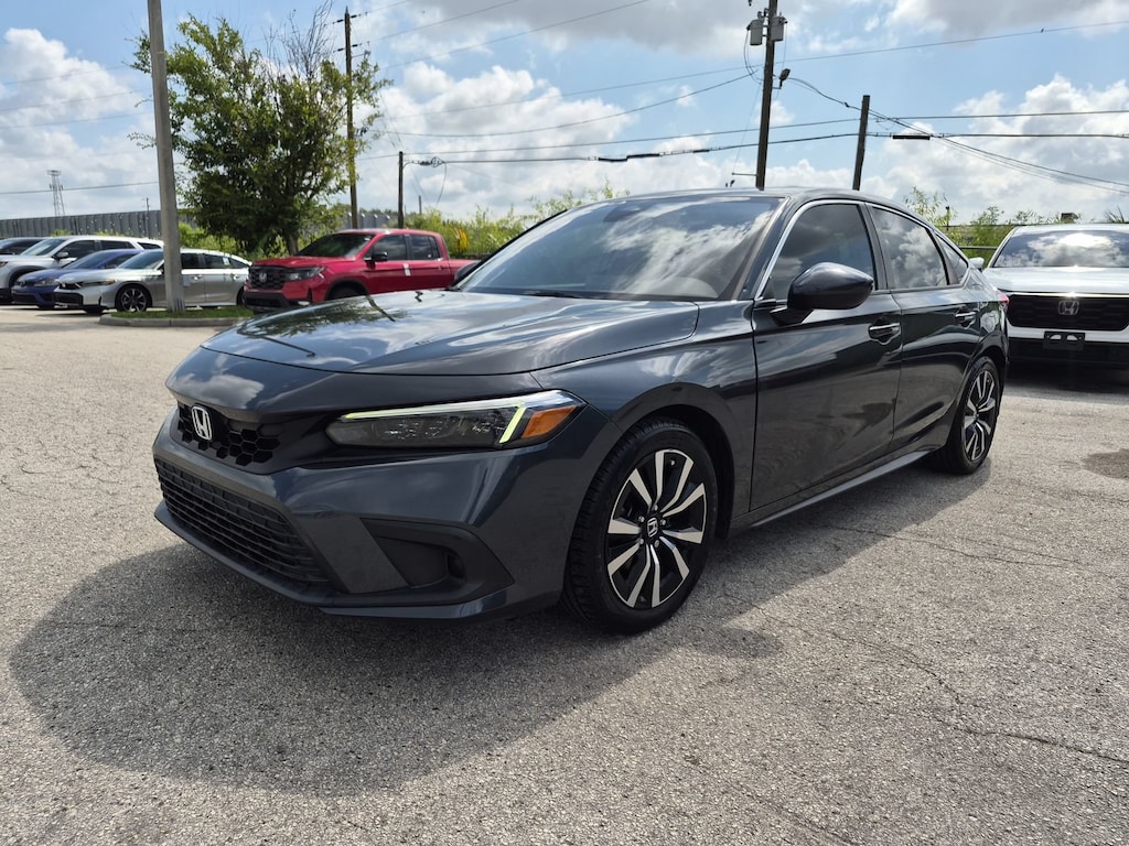 Certified 2022 Honda Civic EX-L Hatchback