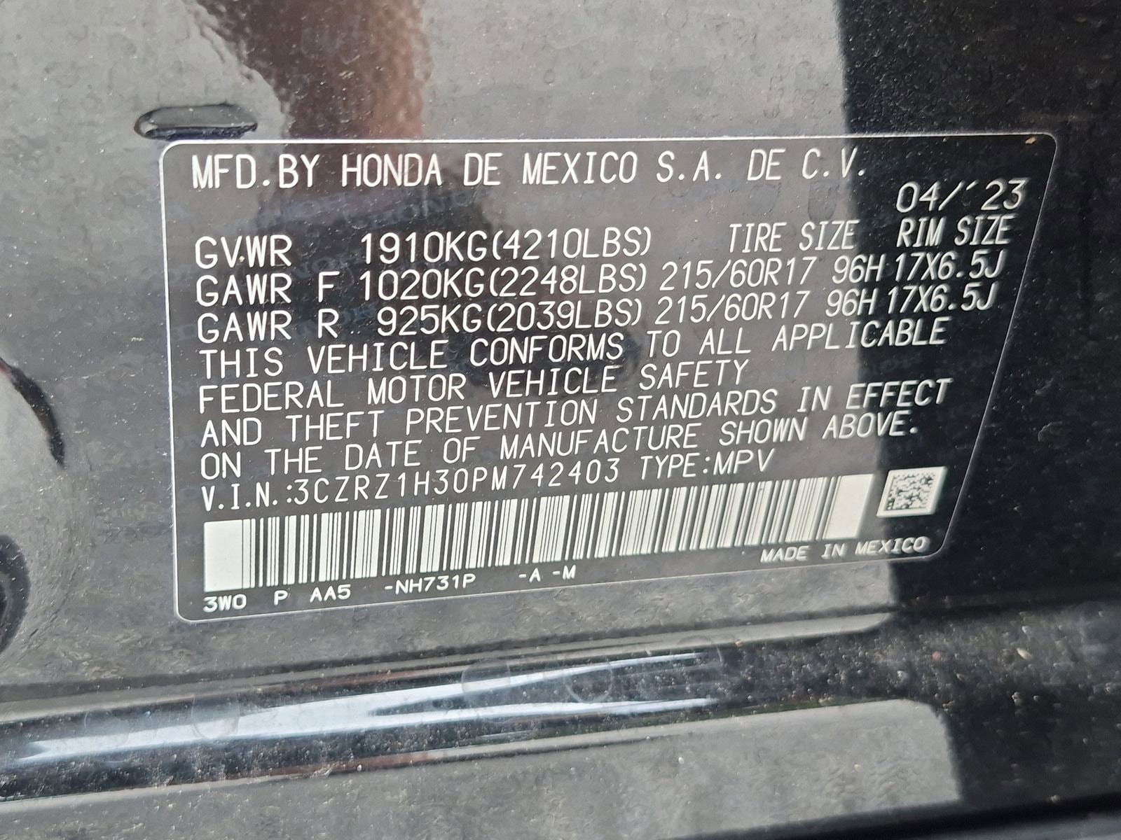 2023 Honda HR-V LX - Photo 26