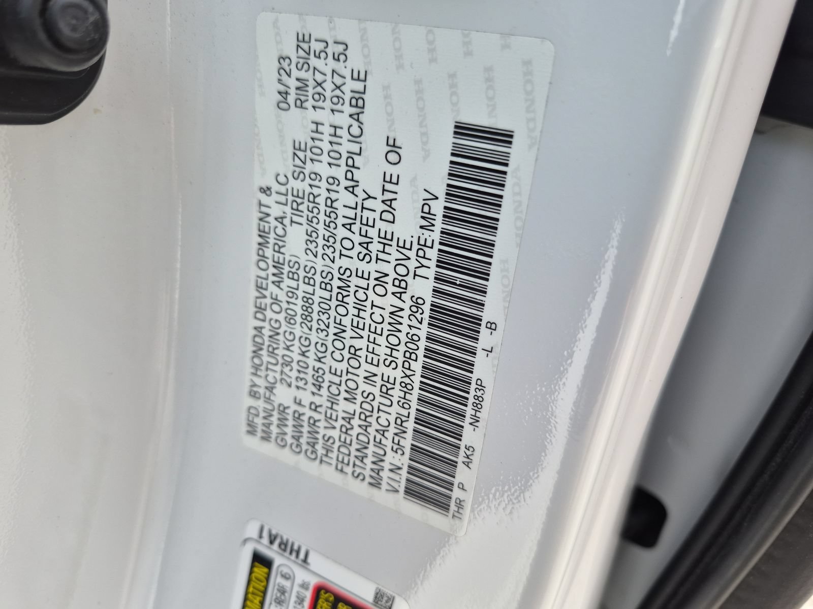 2023 Honda Odyssey Touring - Photo 24