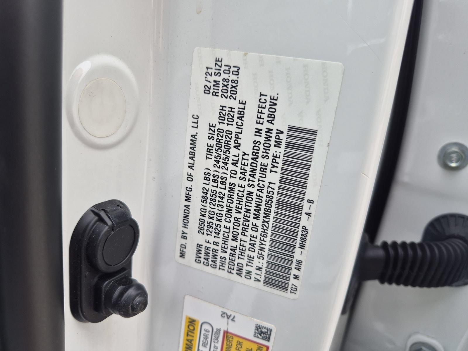 2021 Honda Pilot SE - Photo 26