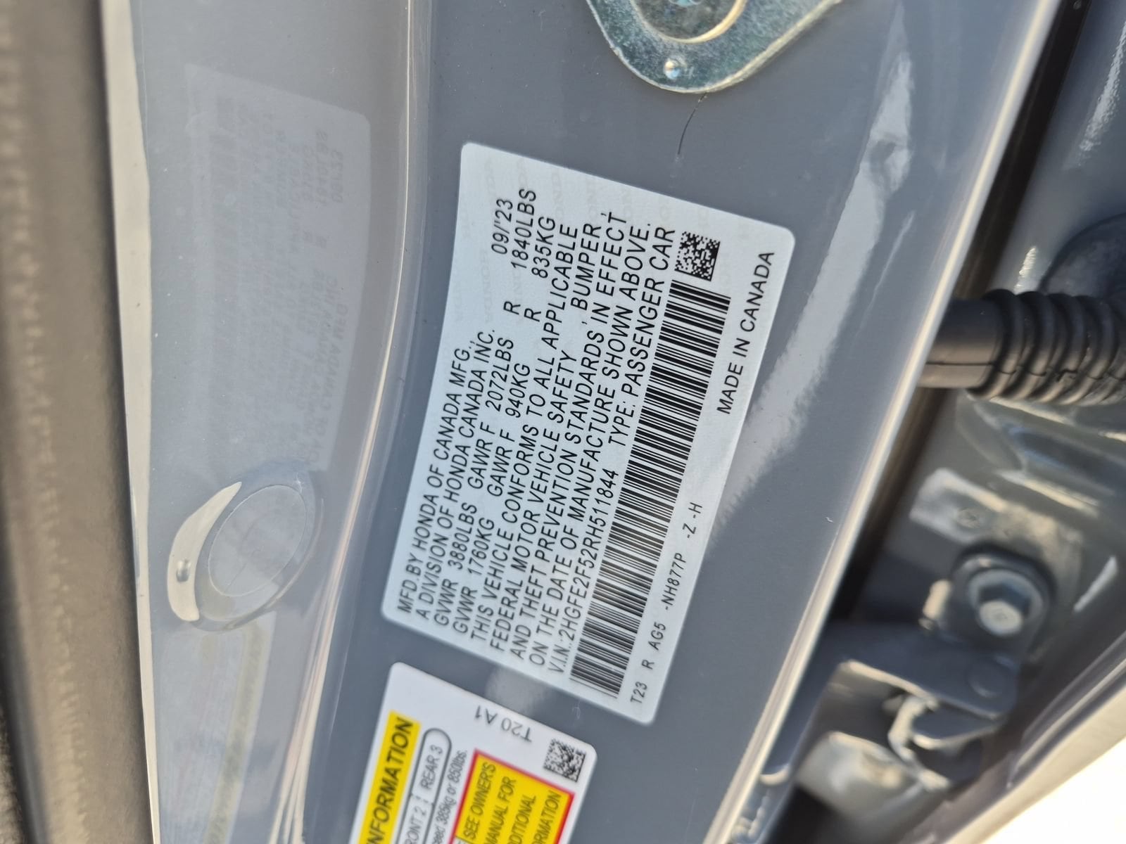 2024 Honda Civic Sport - Photo 22