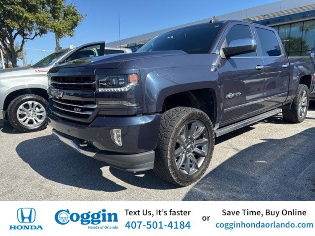 Used 2018 Chevrolet Silverado 1500 LTZ w/2LZ Truck Crew Cab