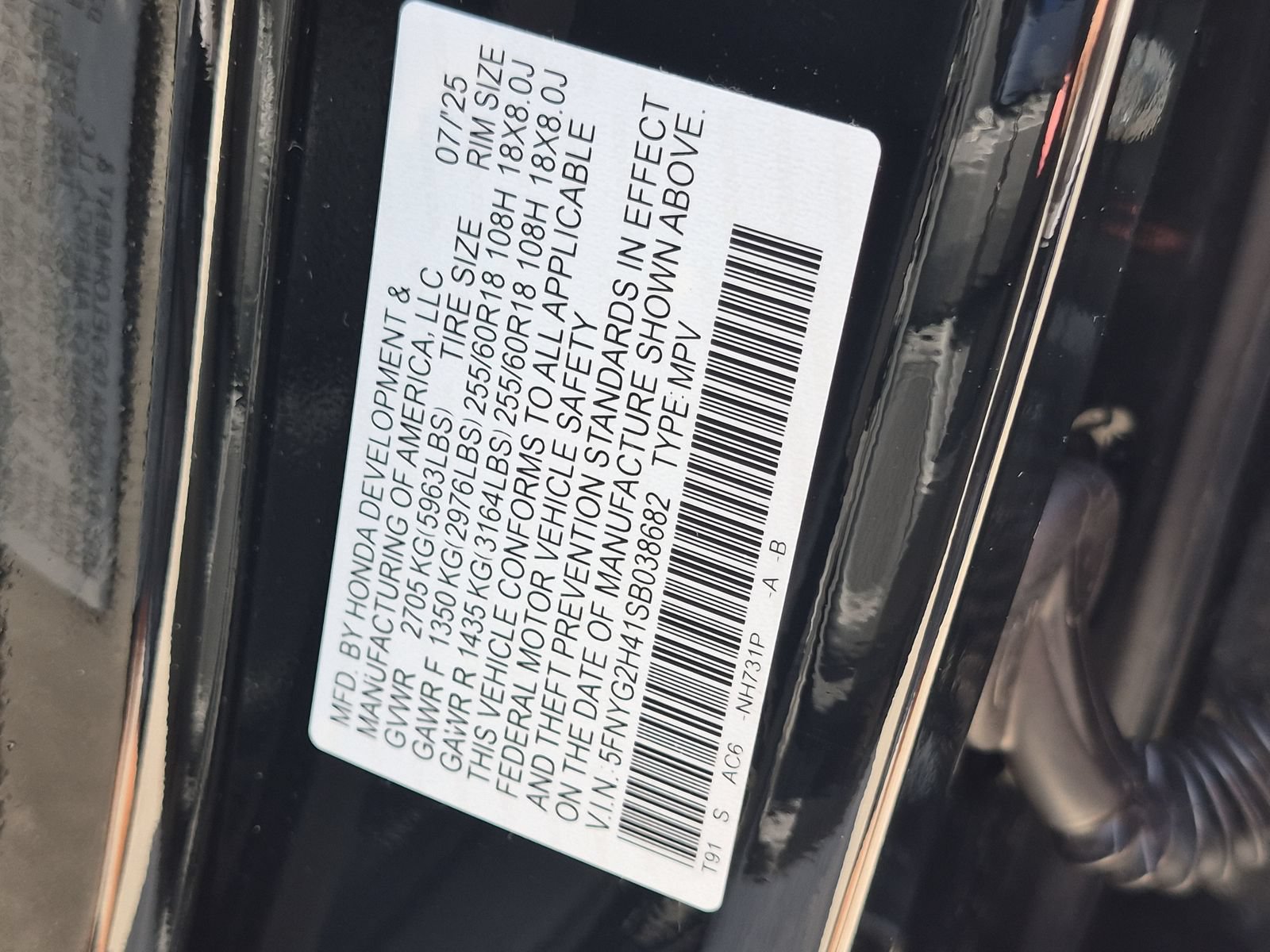 2025 Honda Pilot EX-L - Photo 25