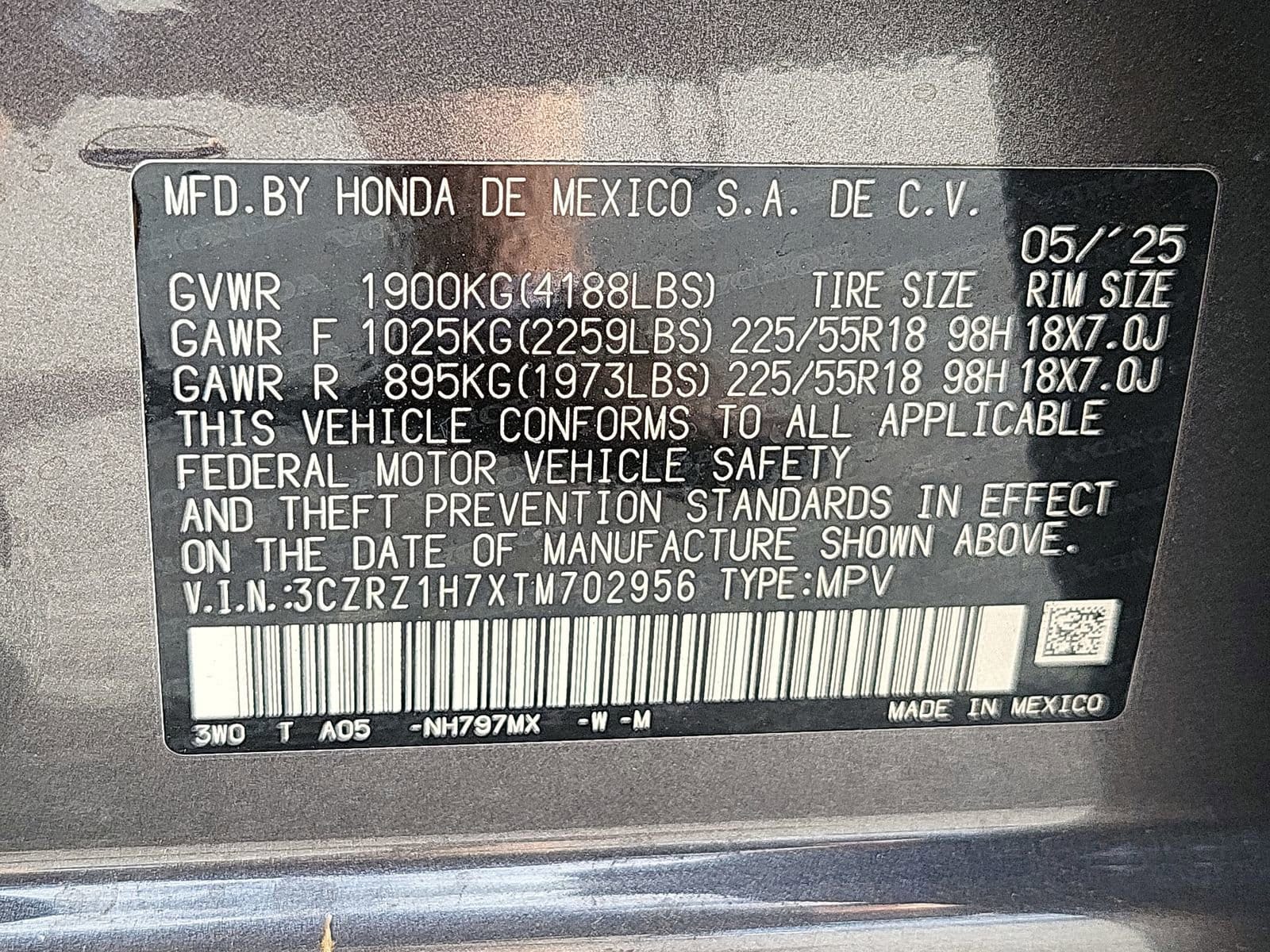 2026 Honda HR-V EX-L - Photo 24