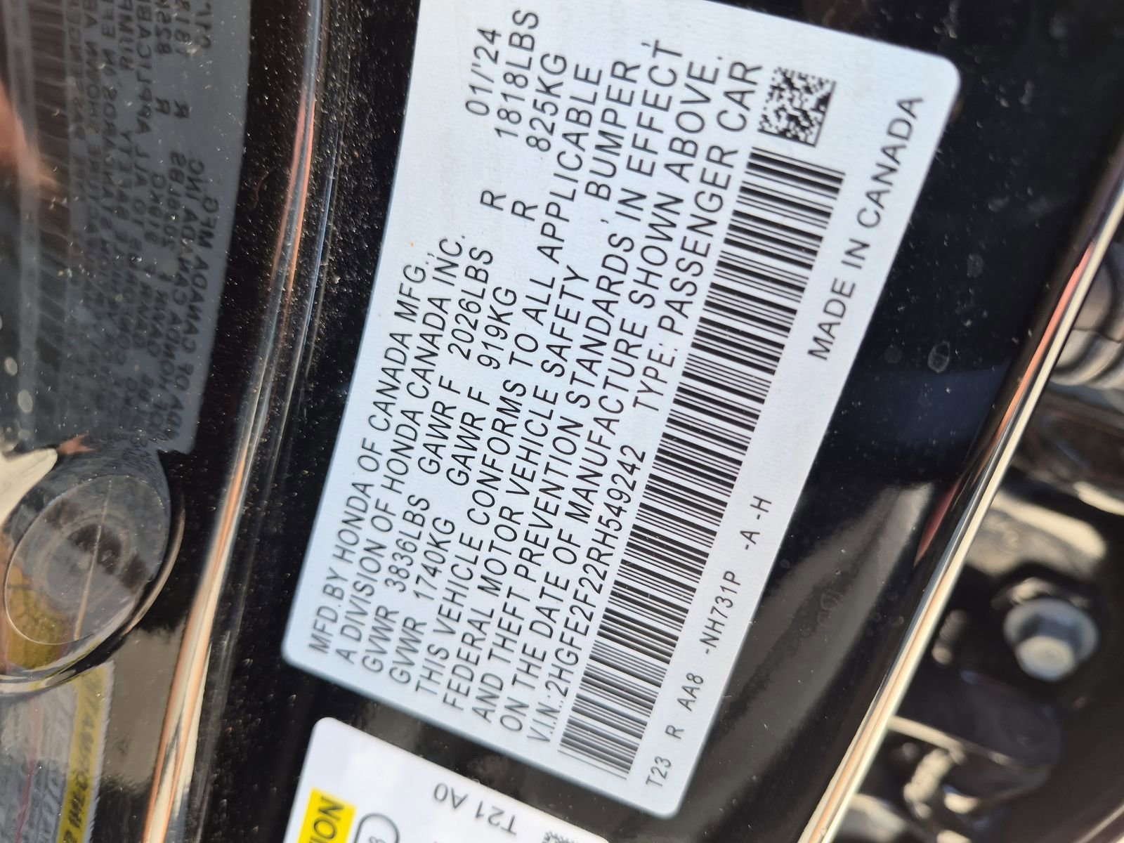 2024 Honda Civic LX - Photo 24