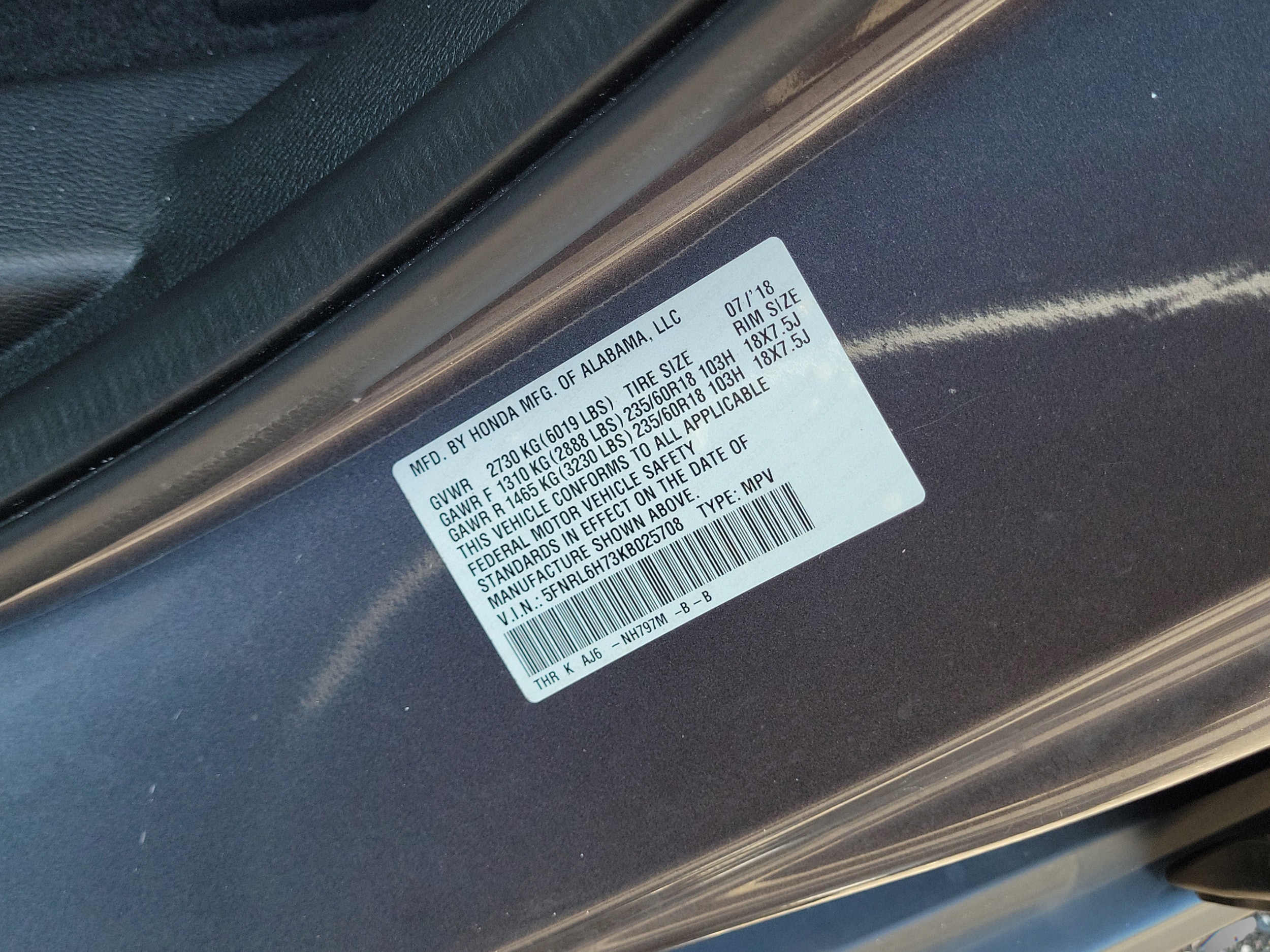 2019 Honda Odyssey EX-L - Photo 35