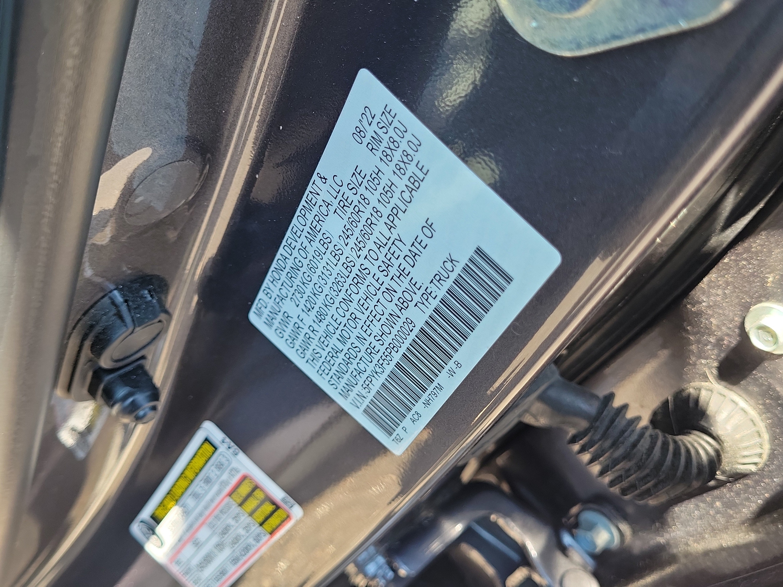 2023 Honda Ridgeline RTL - Photo 23
