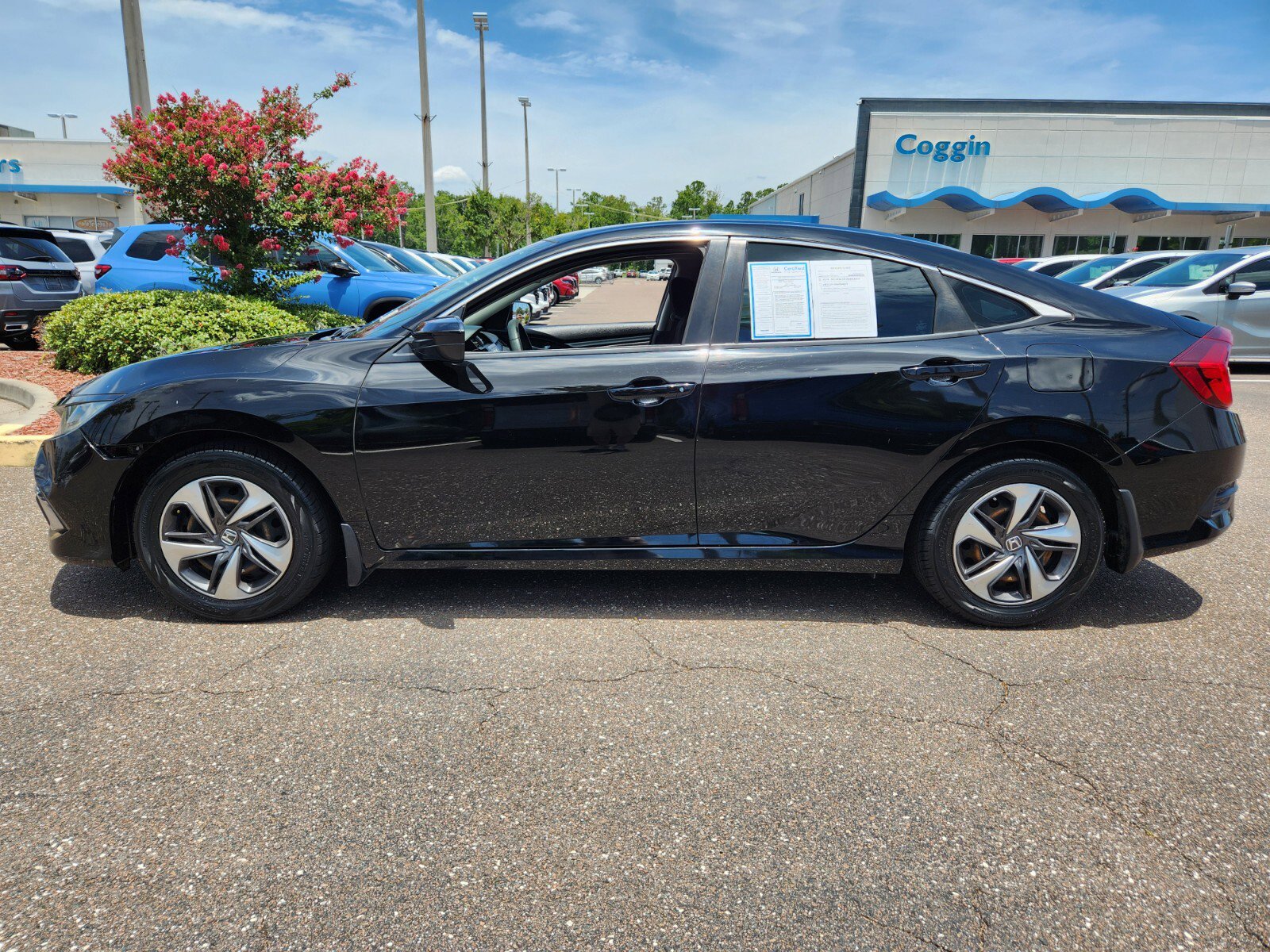 Certified 2020 Honda Civic LX with VIN 2HGFC2F61LH584144 for sale in Jacksonville, FL