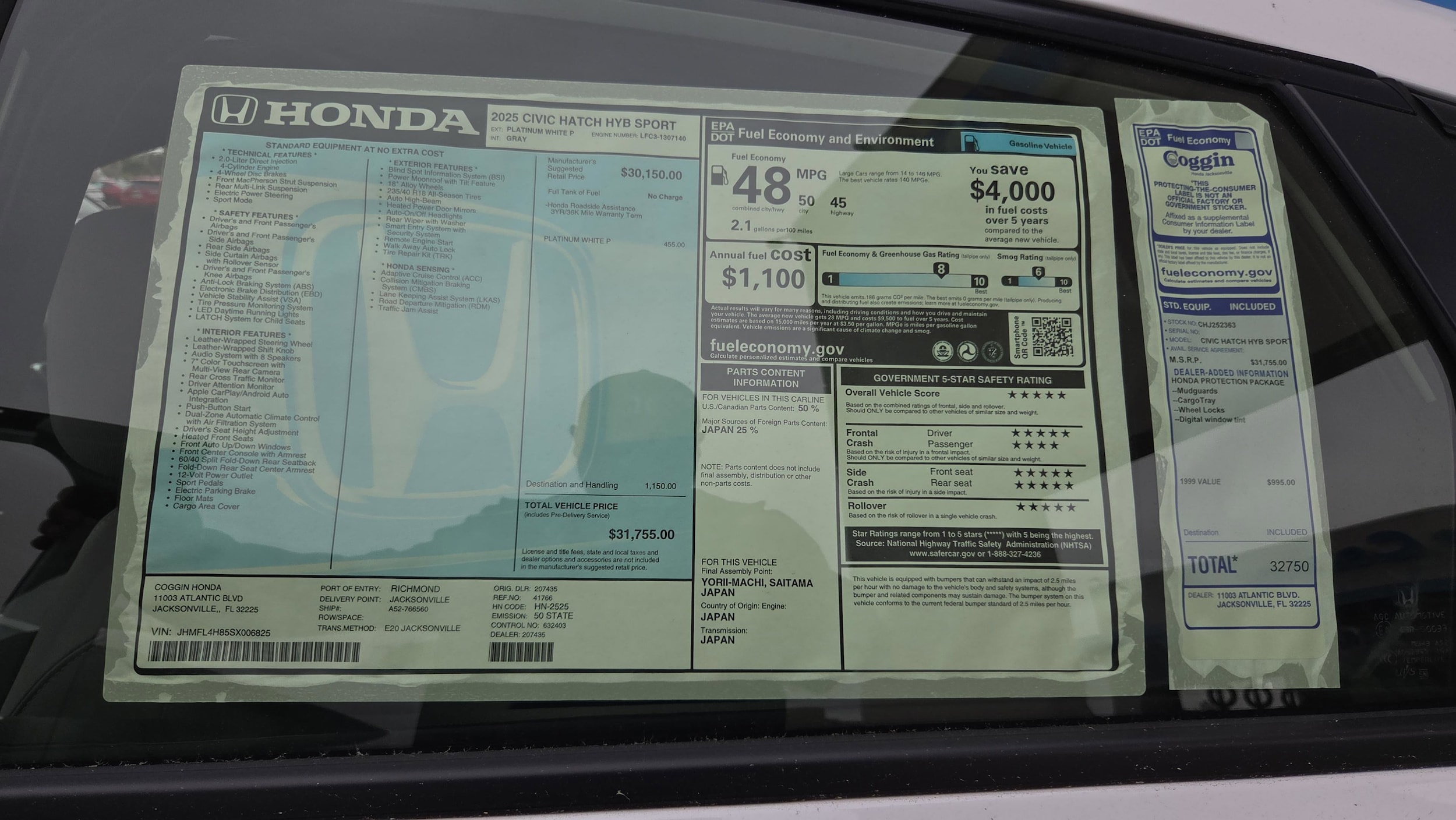 2025 Honda Civic Hatchback Sport - Photo 34