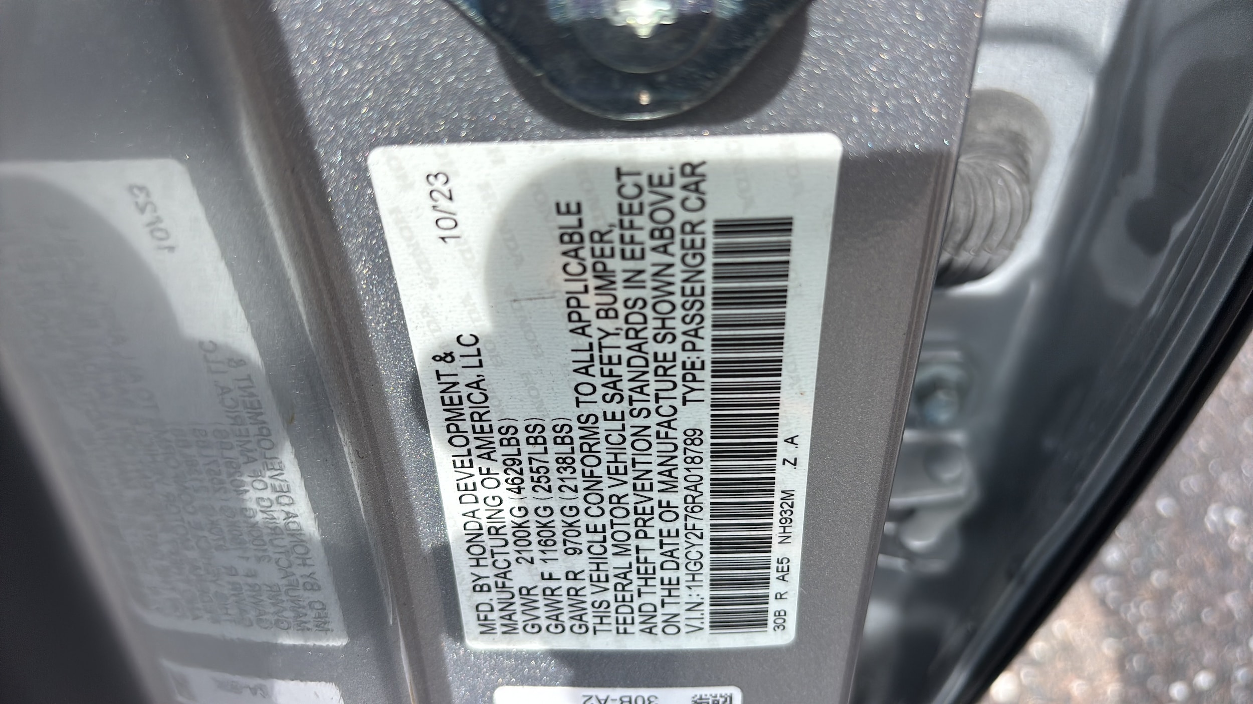 2024 Honda Accord Hybrid Sport-L - Photo 17