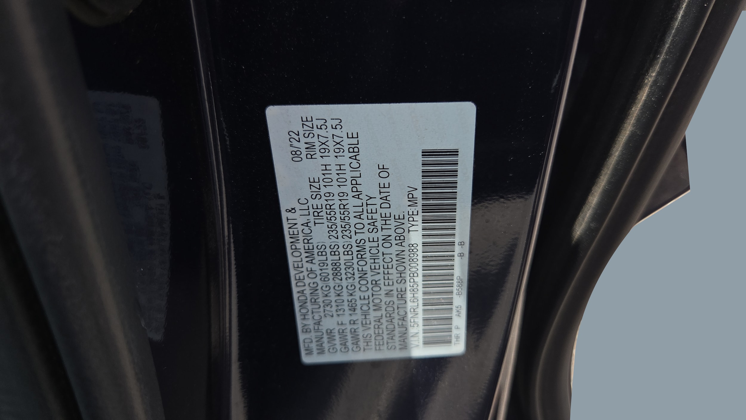 2023 Honda Odyssey Touring - Photo 20