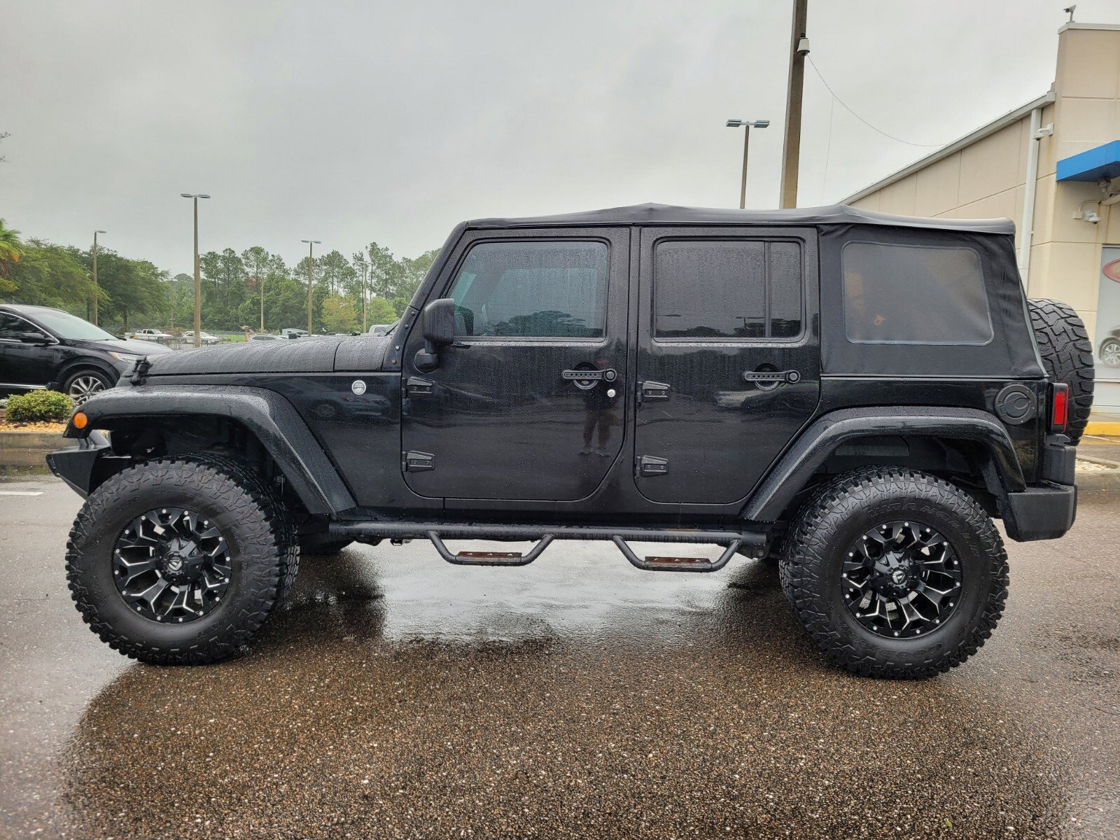 Used 2017 Jeep Wrangler Unlimited Sahara with VIN 1C4BJWEG5HL715817 for sale in Jacksonville, FL