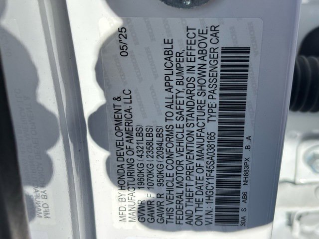 2025 Honda Accord SE - Photo 35