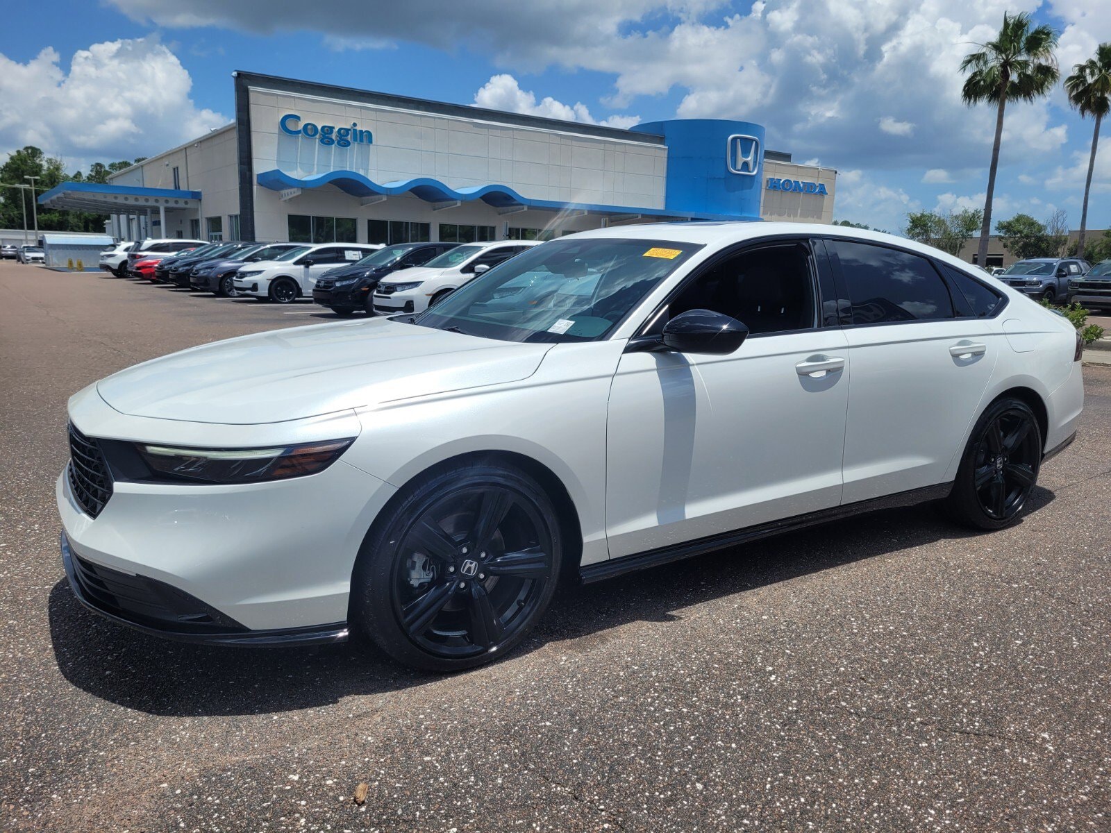 Certified 2024 Honda Accord Hybrid Sport-L with VIN 1HGCY2F74RA064752 for sale in Jacksonville, FL
