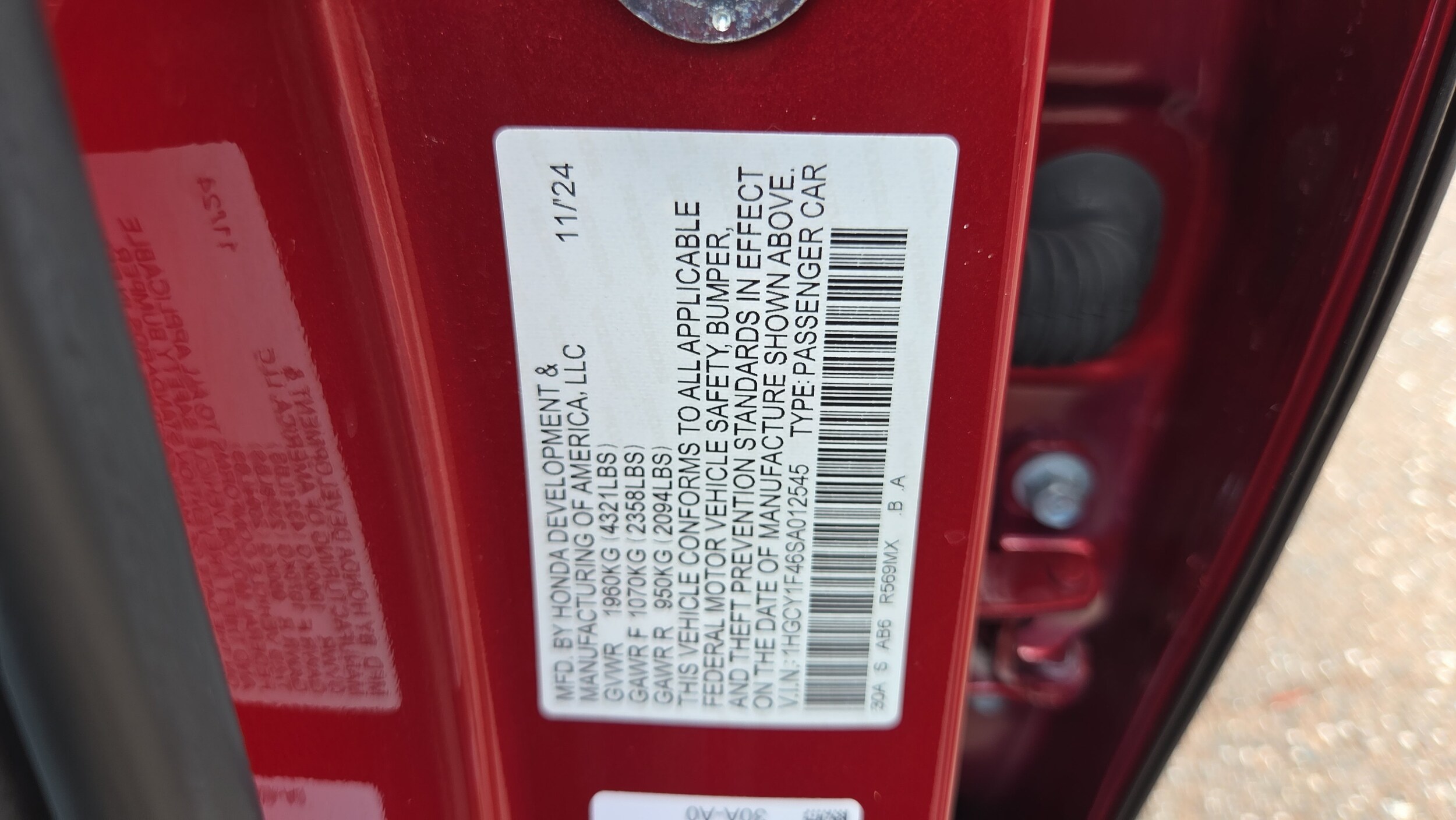 2025 Honda Accord SE - Photo 18