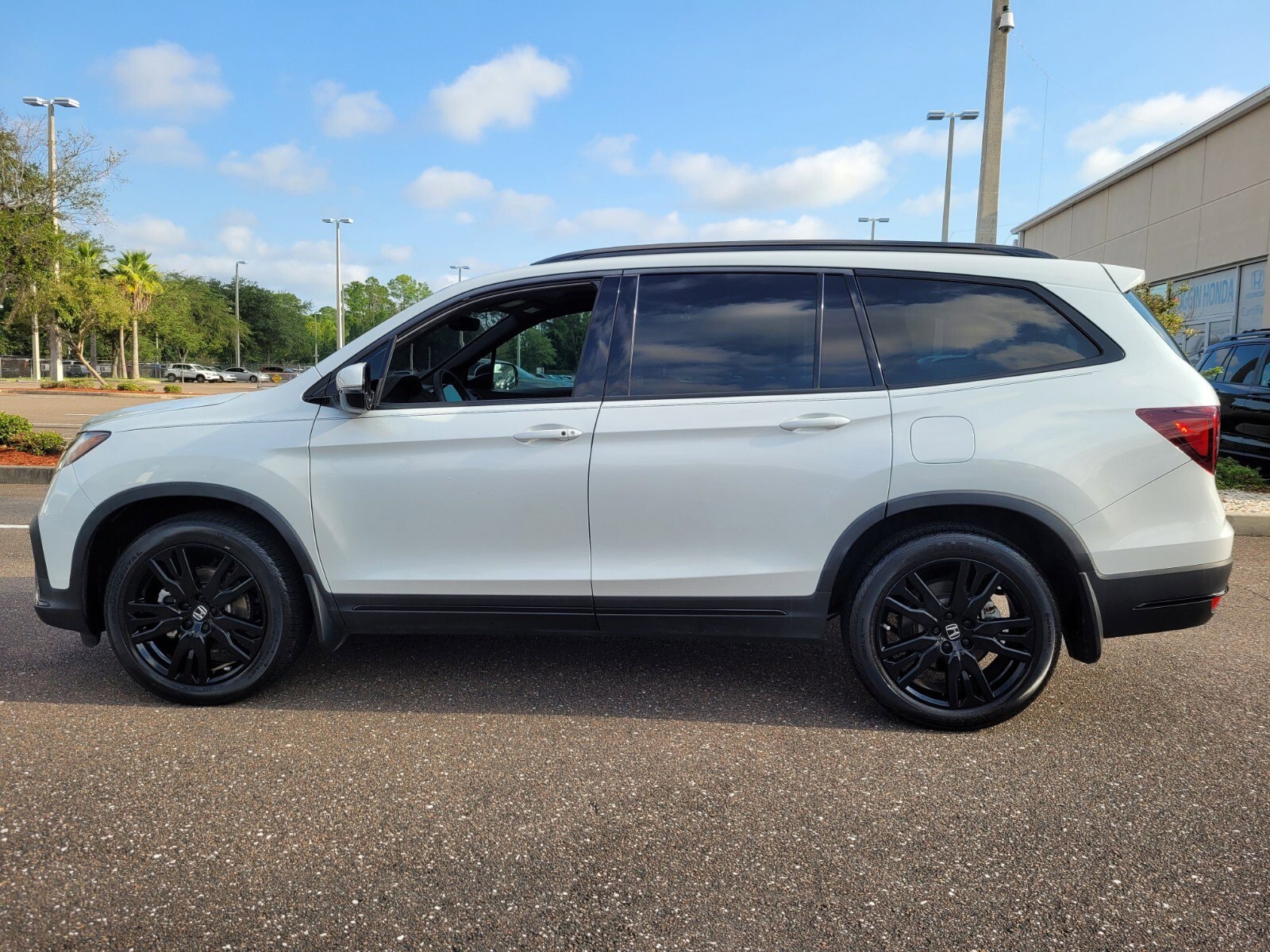 Certified 2021 Honda Pilot Black Edition with VIN 5FNYF6H7XMB057819 for sale in Jacksonville, FL