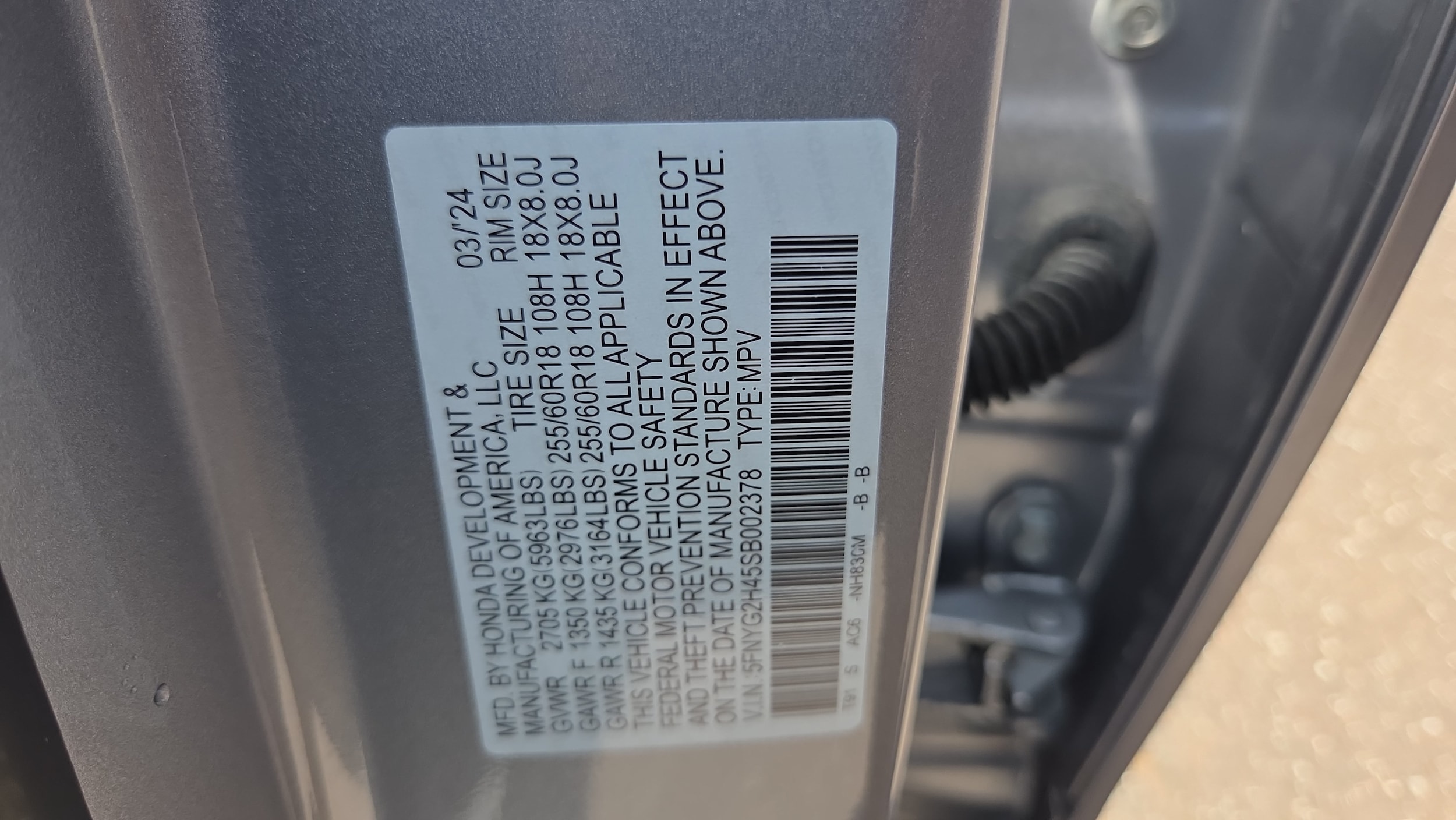 2025 Honda Pilot EX-L - Photo 19