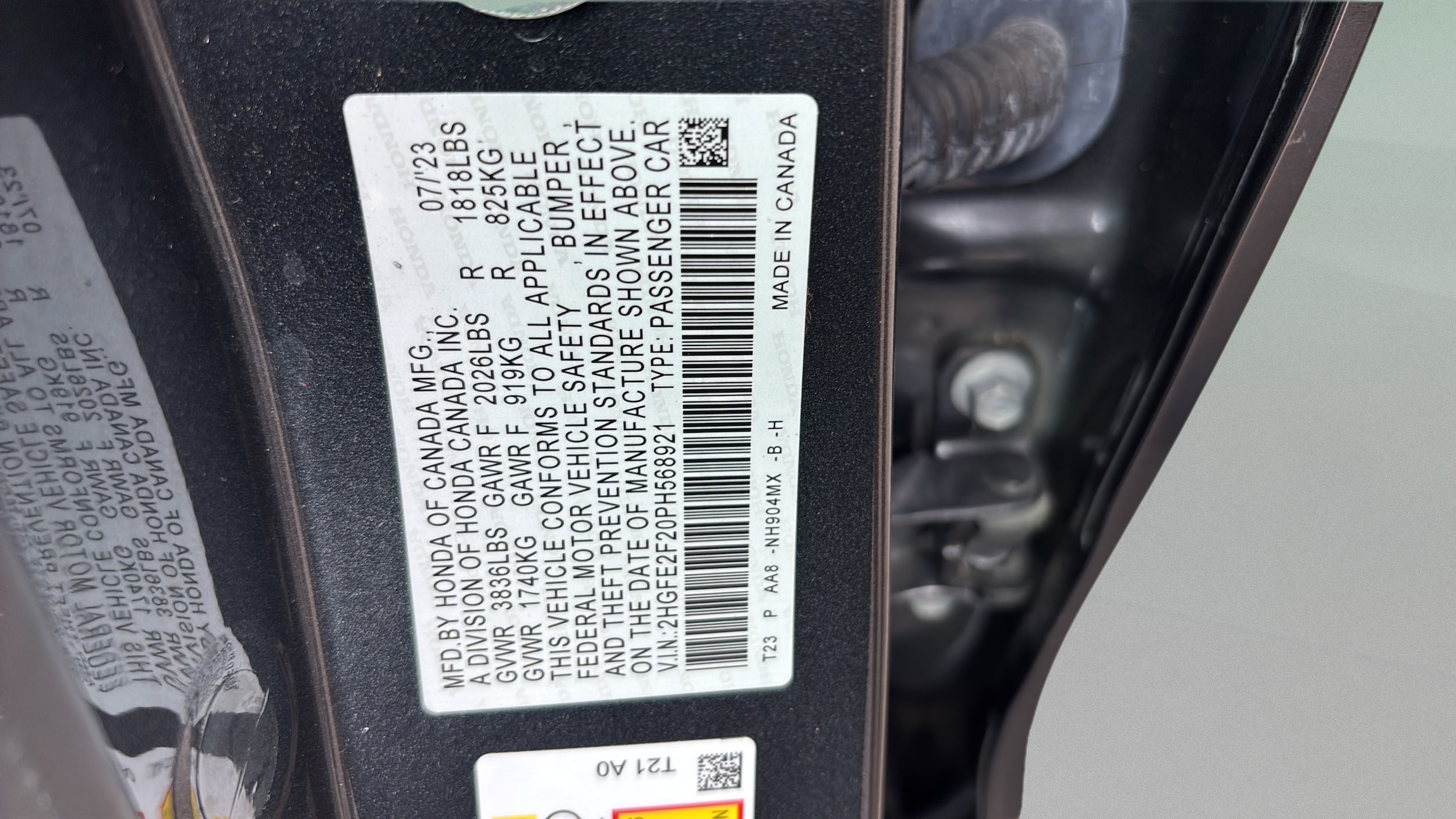 2023 Honda Civic LX - Photo 17