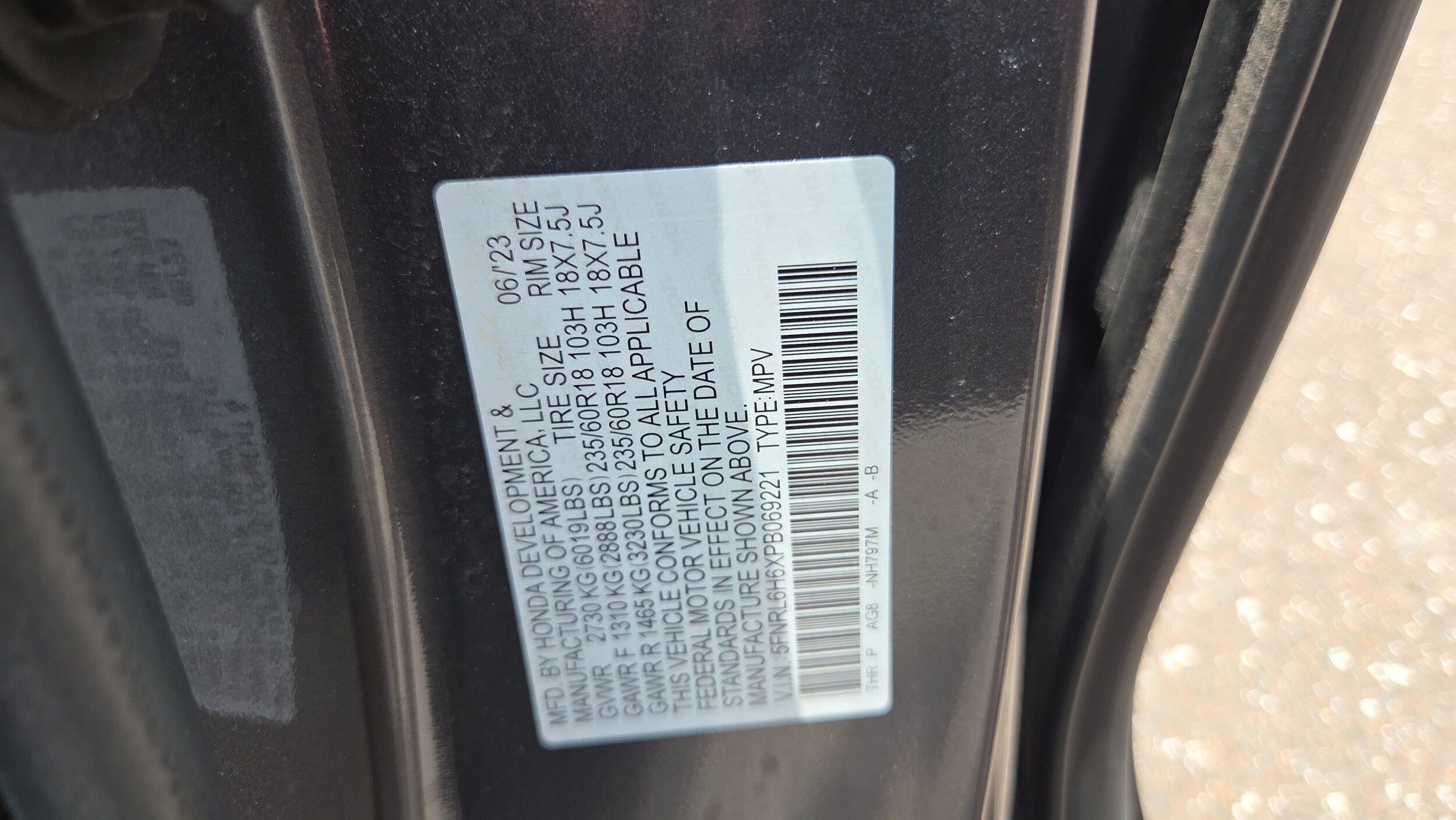 2023 Honda Odyssey EX-L - Photo 20