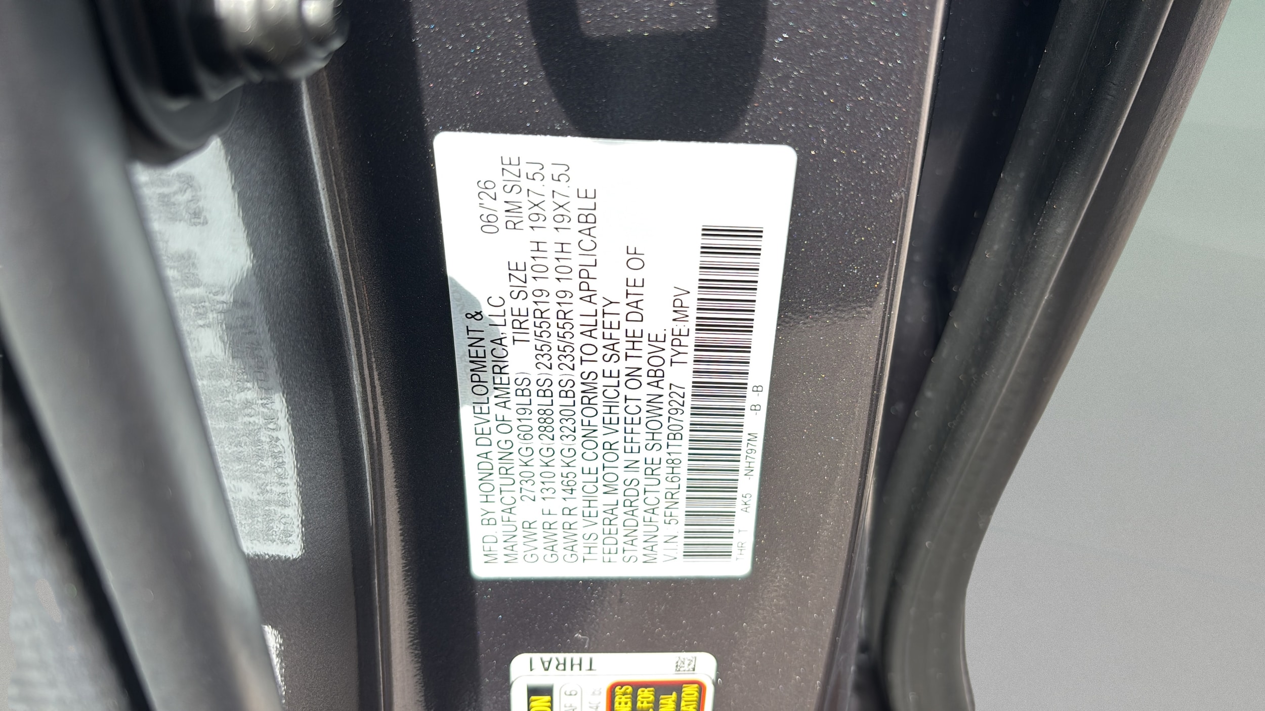 2026 Honda Odyssey 18