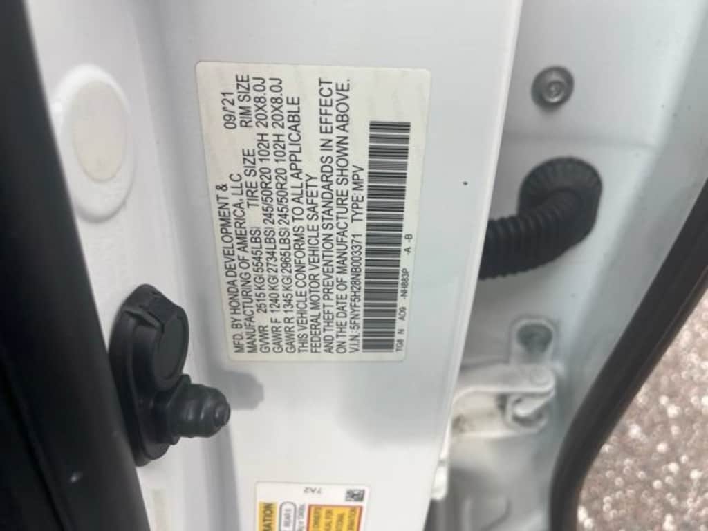 Certified 2022 Honda Pilot Special Edition SUV