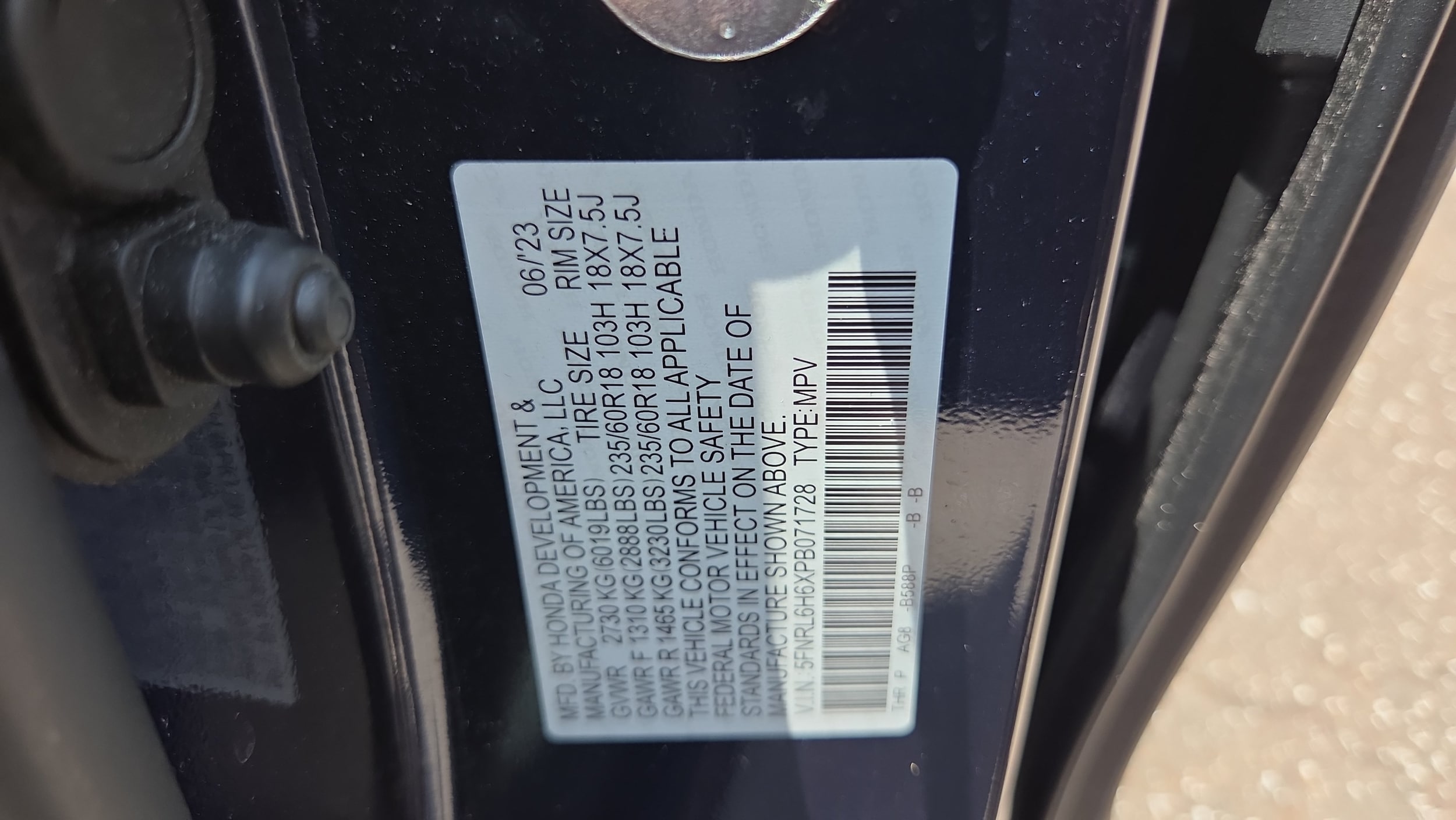 2023 Honda Odyssey EX-L - Photo 19
