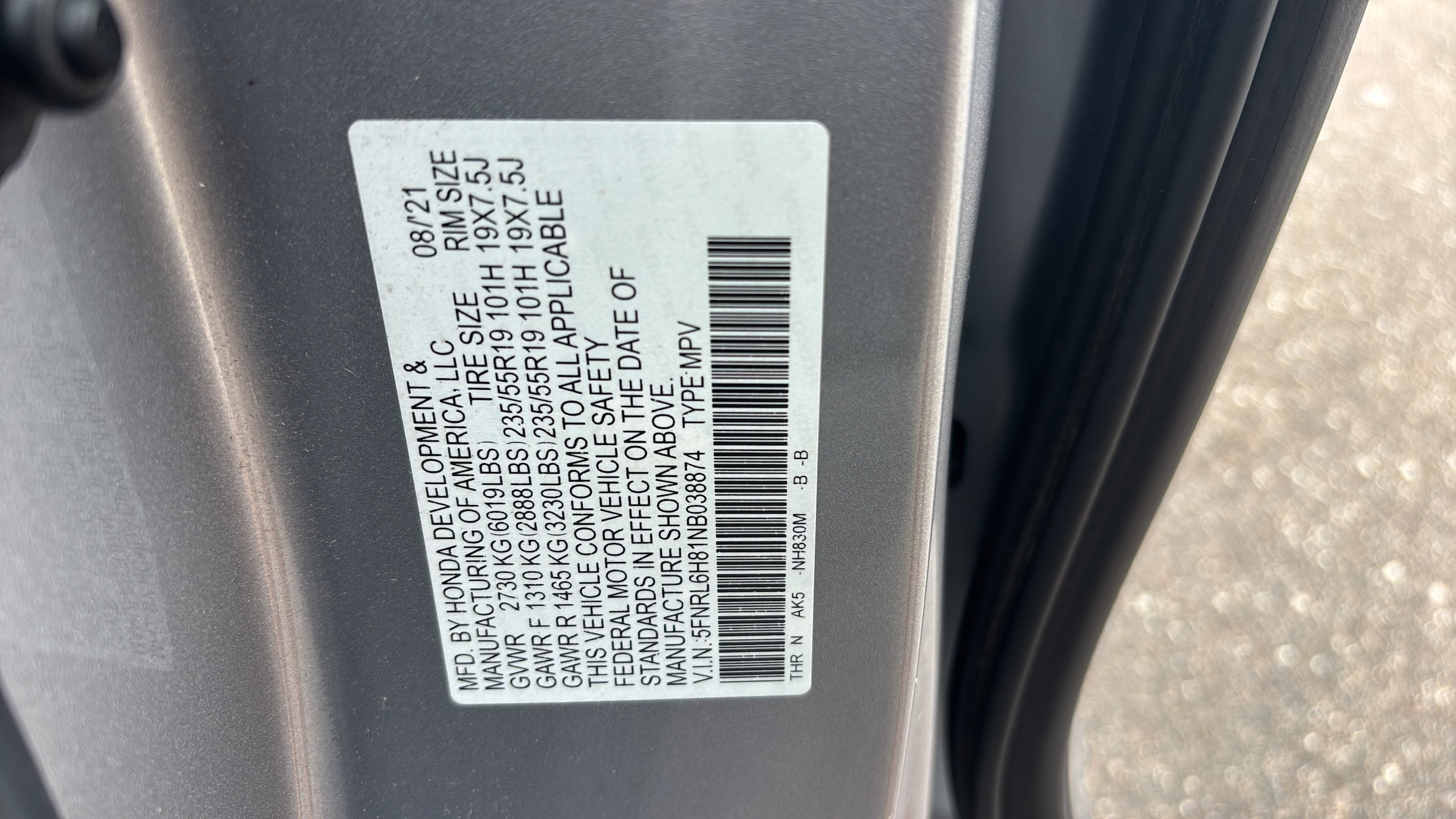 2022 Honda Odyssey Touring - Photo 21