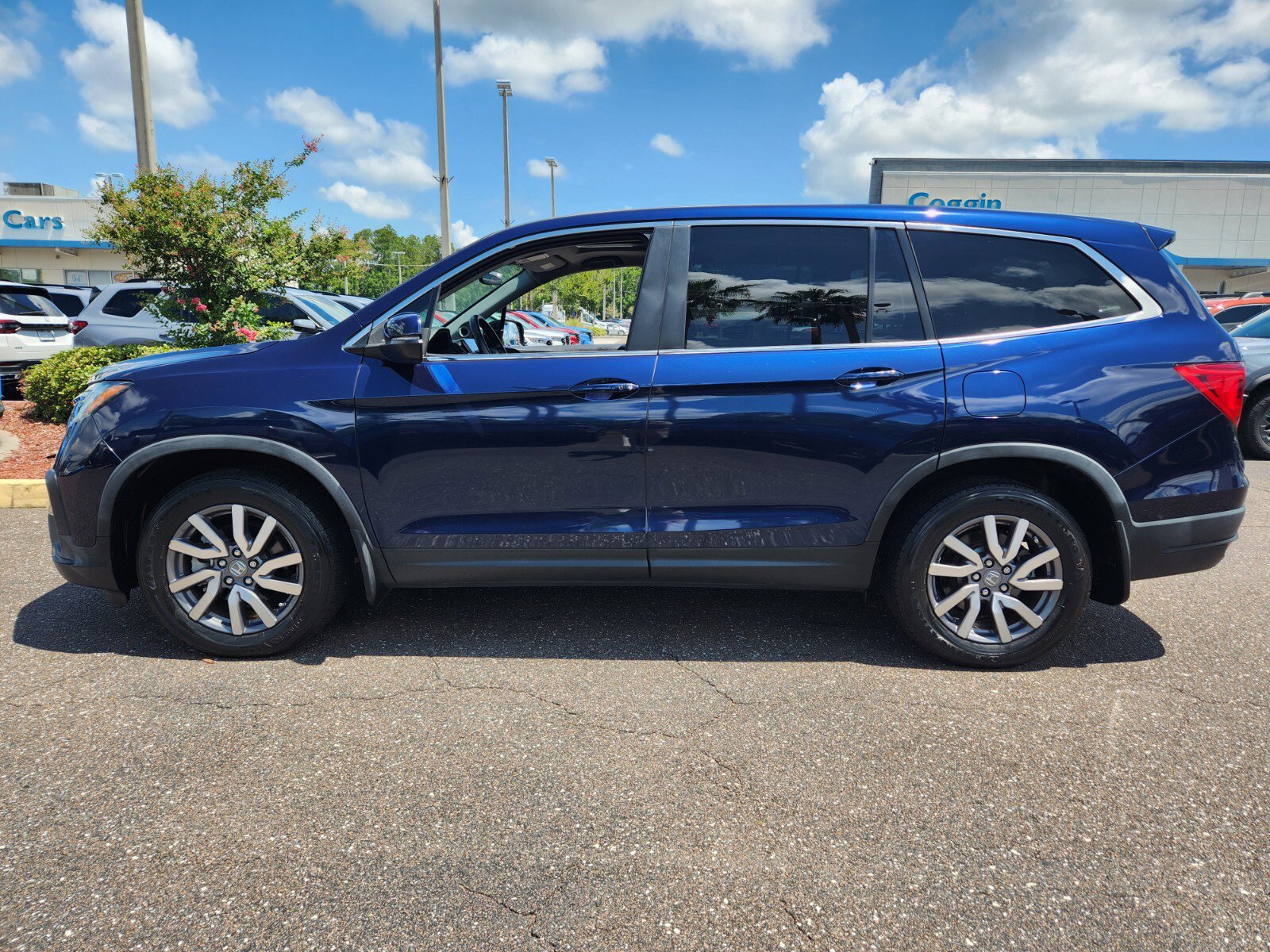 Used 2019 Honda Pilot EX-L with VIN 5FNYF5H57KB034083 for sale in Jacksonville, FL